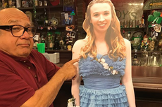 Danny DeVito takes cardboard cutout of teenager to set after she took one of him to prom