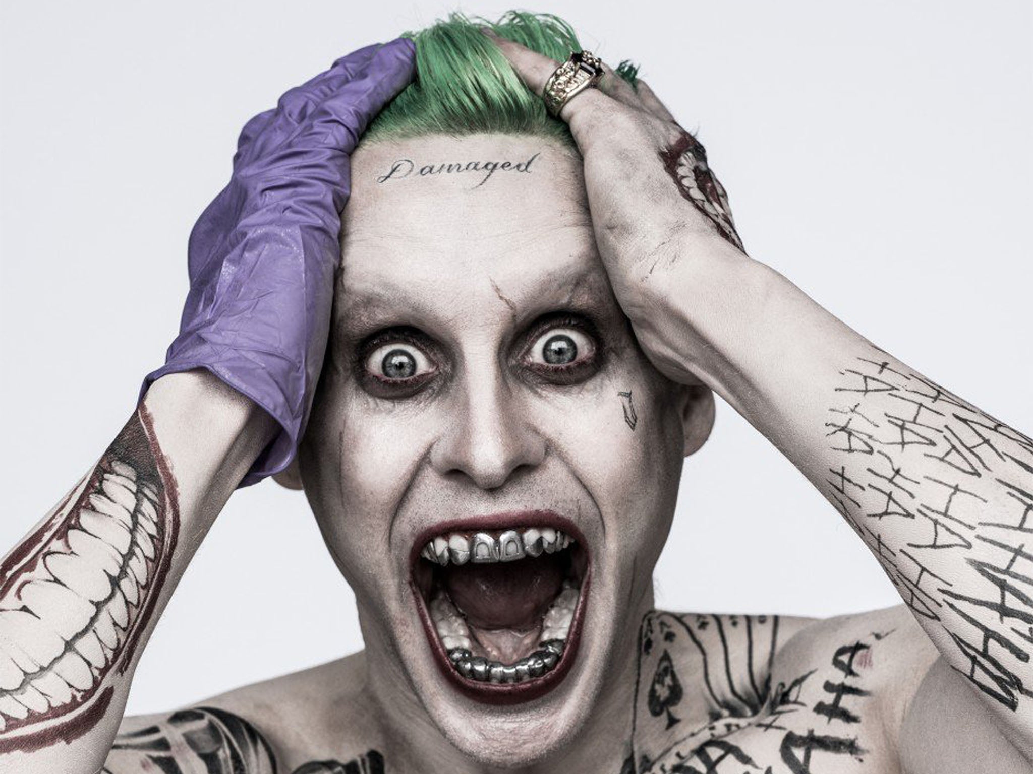 Jared Leto as the Joker in 2016’s ‘Suicide Squad’ (Warner Bros)