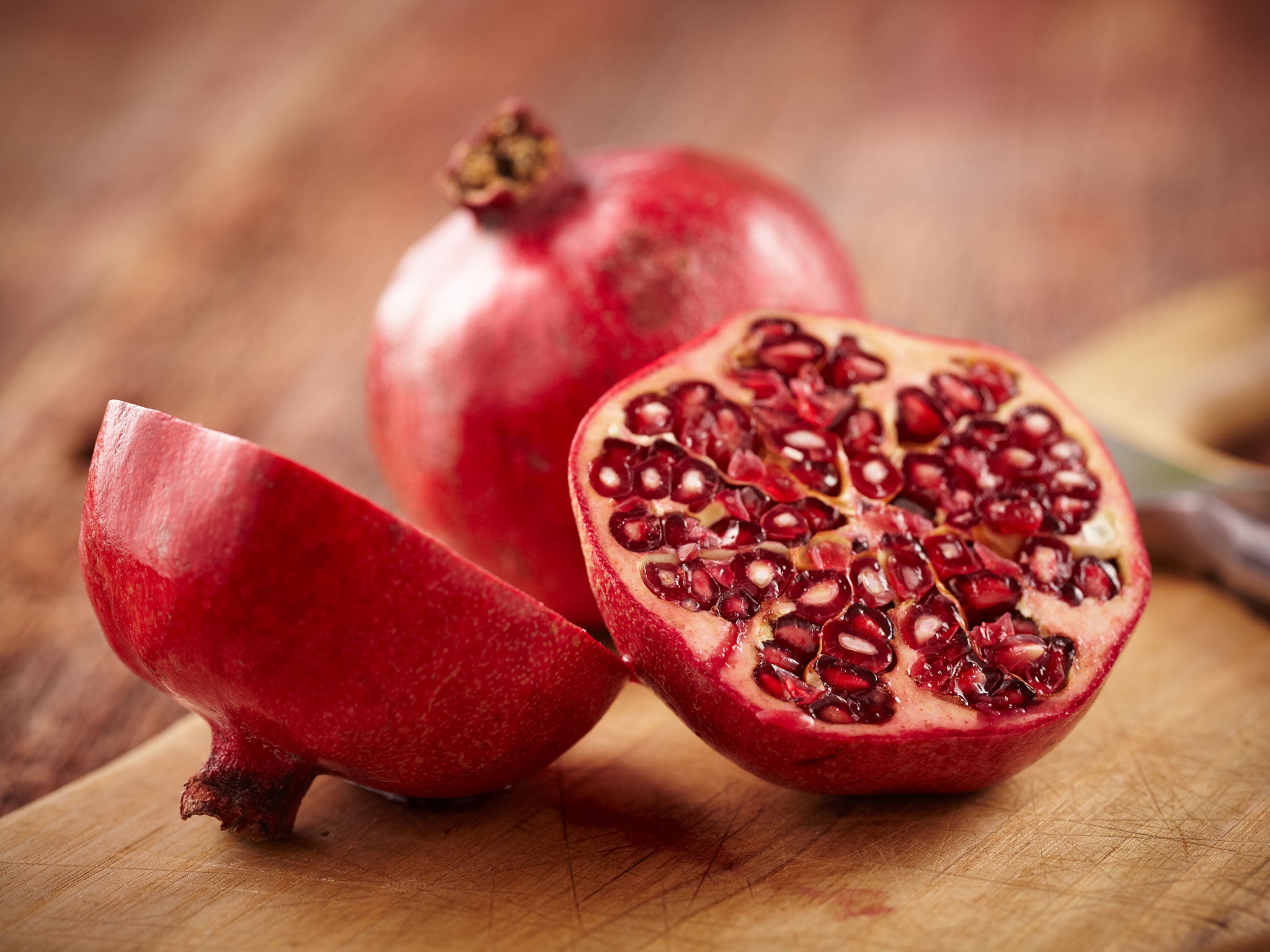 Health authorities say fresh and locally grown pomegranate products were not affected