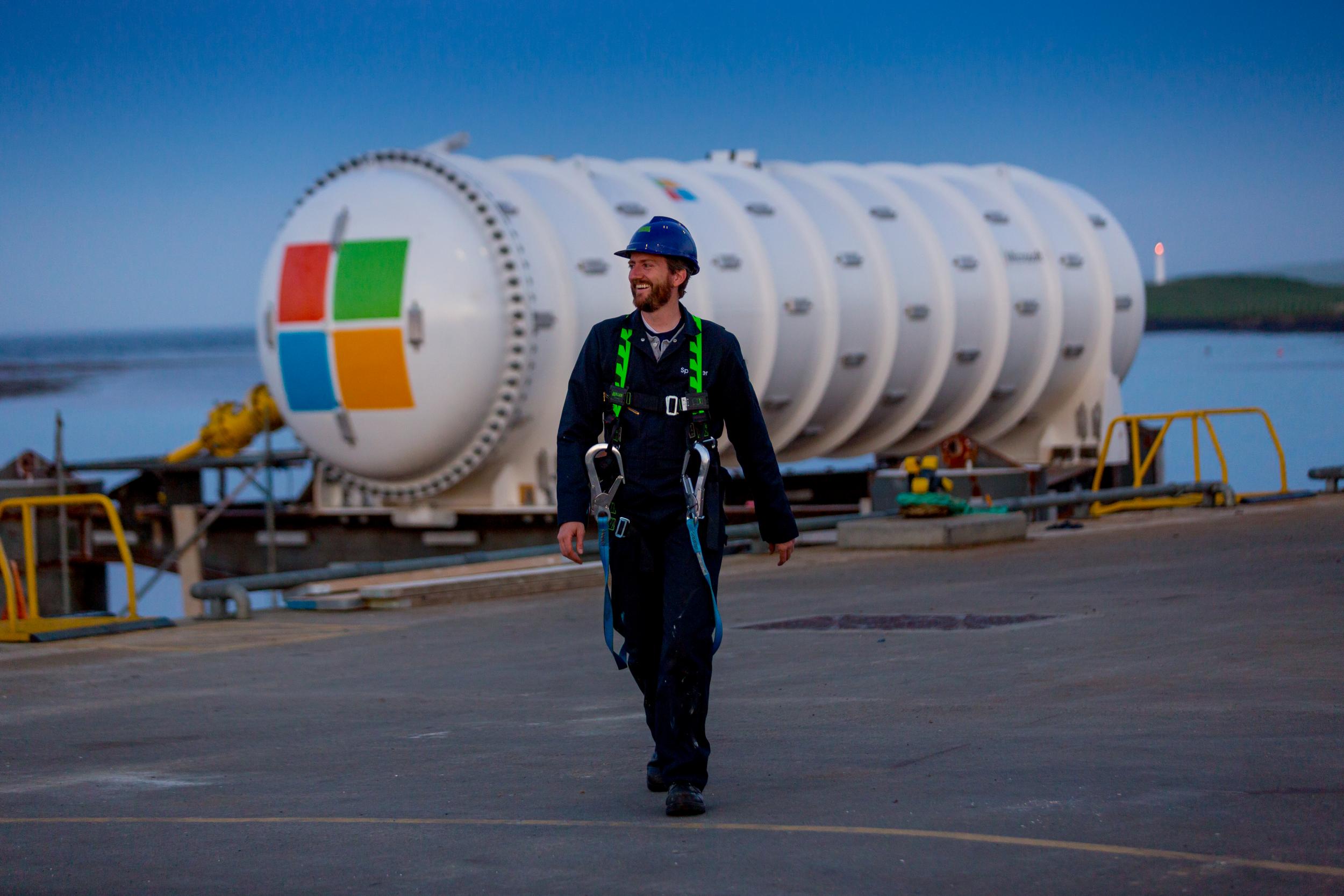 The data centre is part of an experiment to reduce energy costs and increase speeds