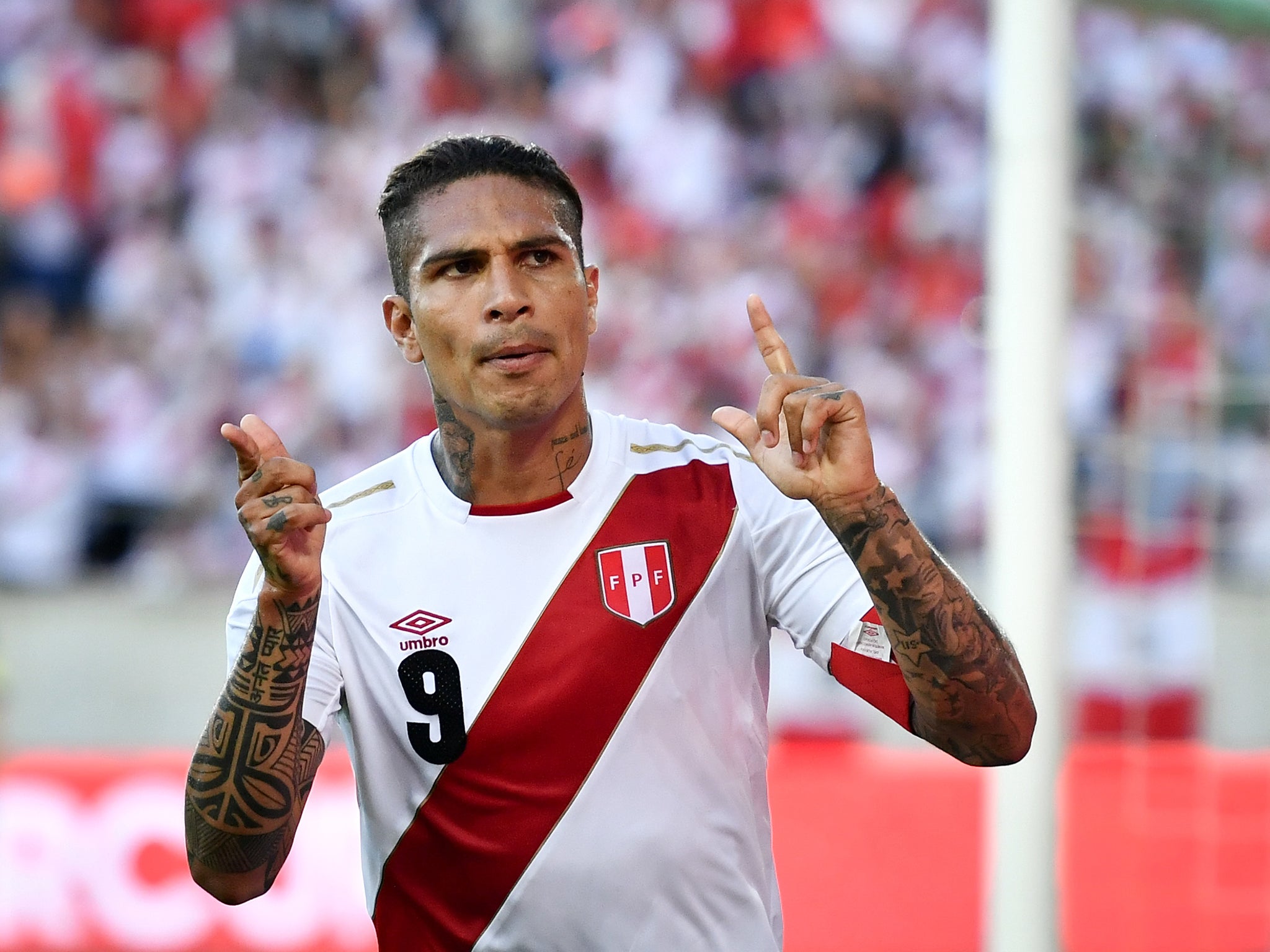 Paolo Guerrero will be allowed to play at the World Cup despite failing a drugs test
