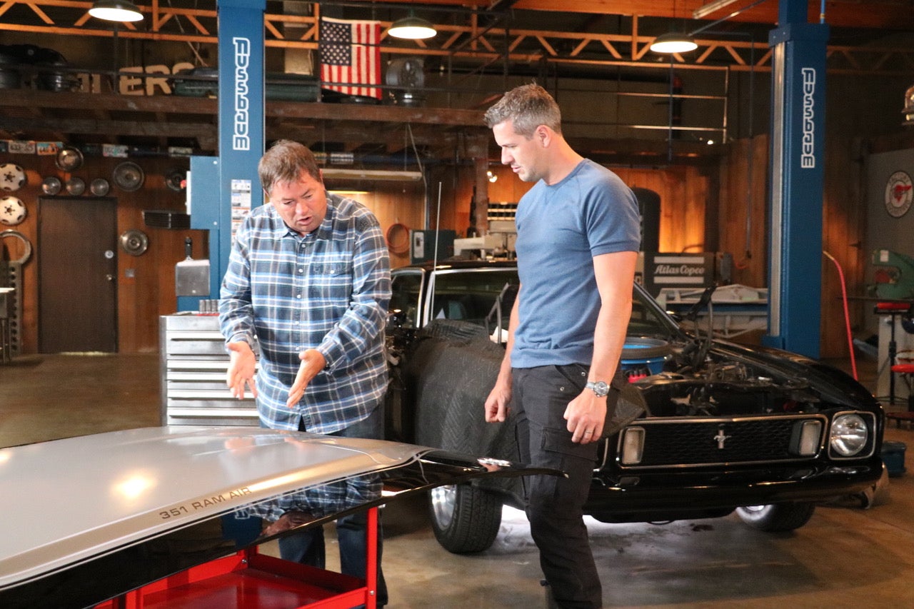 Mike and Ant get the measure of an old Ford Mustang