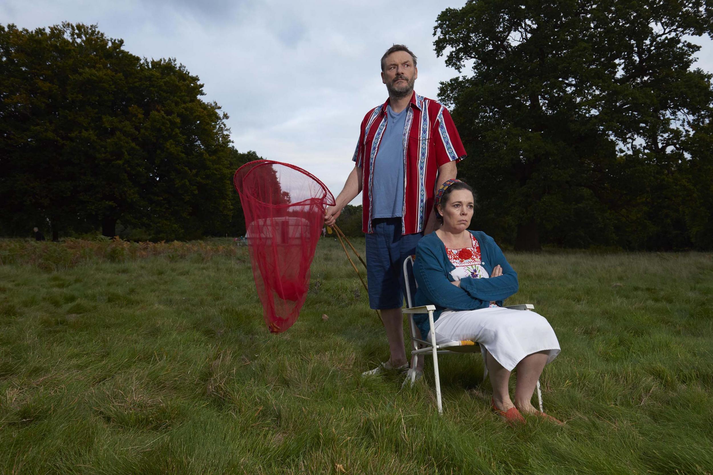 Julian Barratt and Olivia Colman in surreal and witty parenting sitcom ‘Flowers’