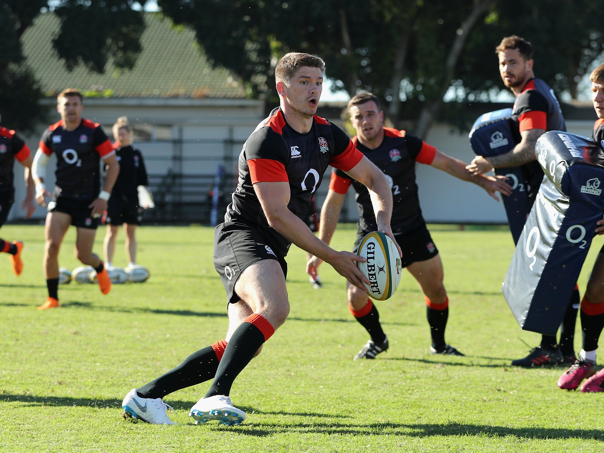 Owen Farrell will captain England in the absence of Dylan Hartley