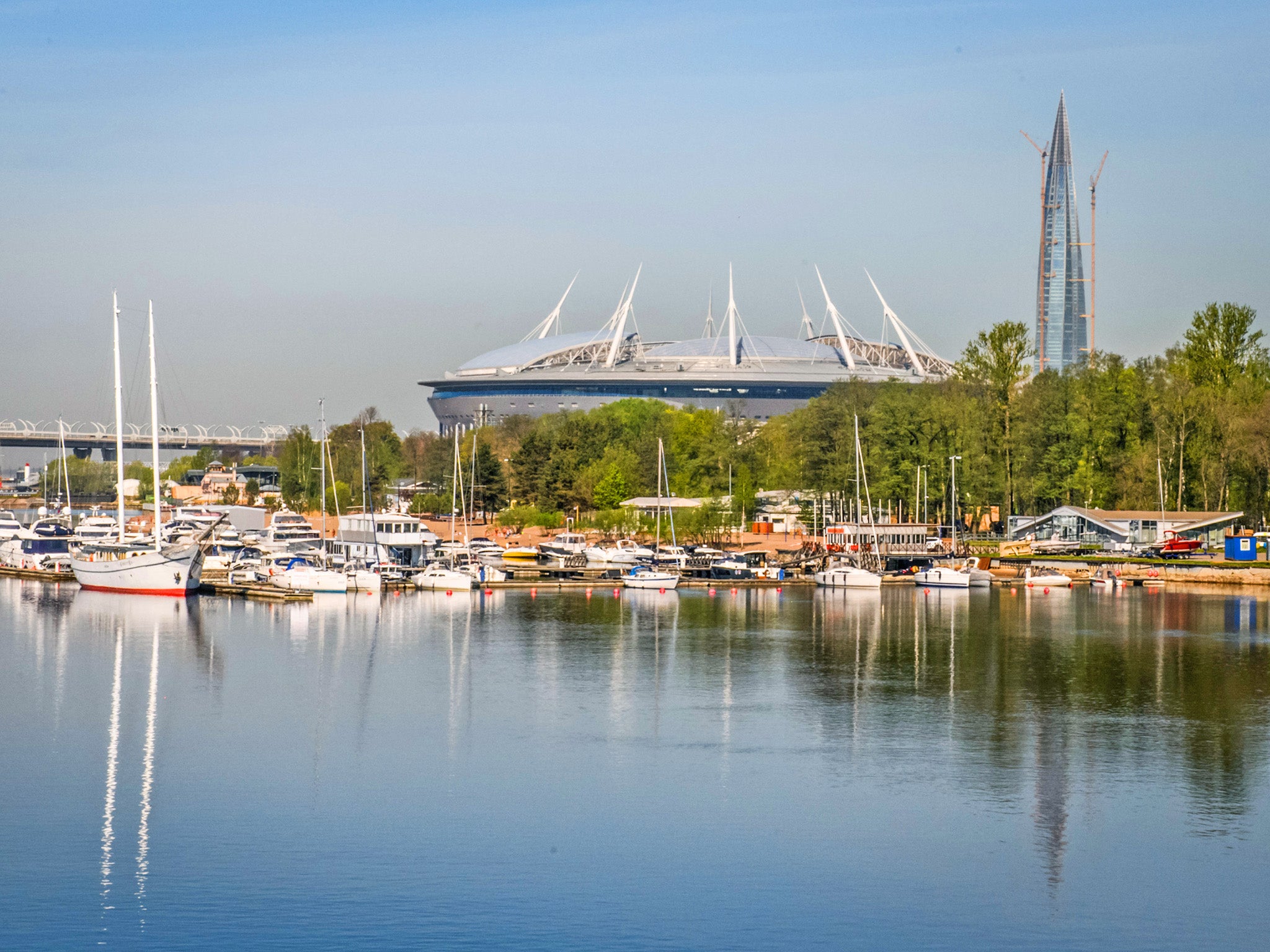 North star: the St Petersburg Arena is the most spectacular venue in the World Cup