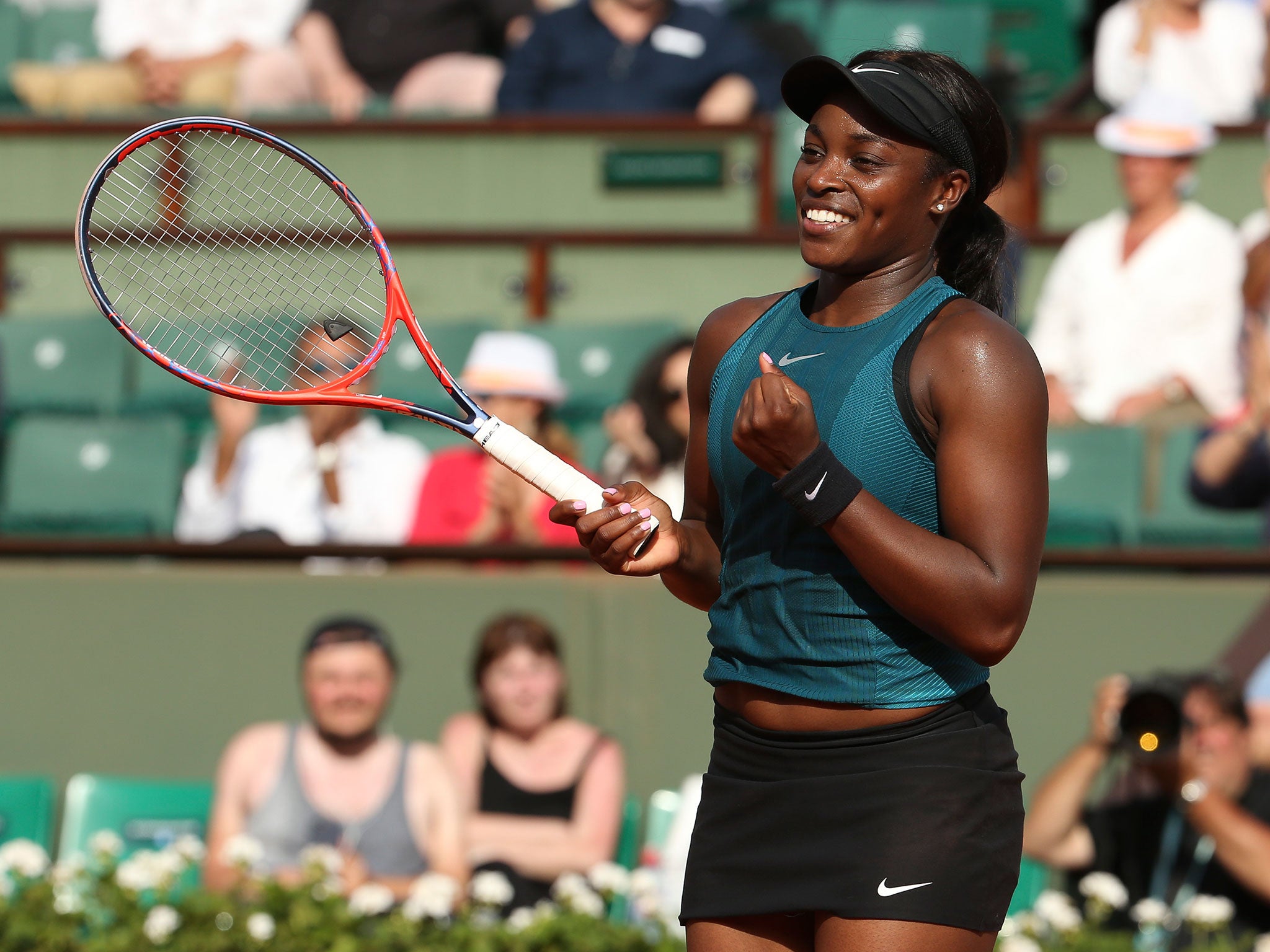 Sloane Stephens saw off the challenge from her close friend once again