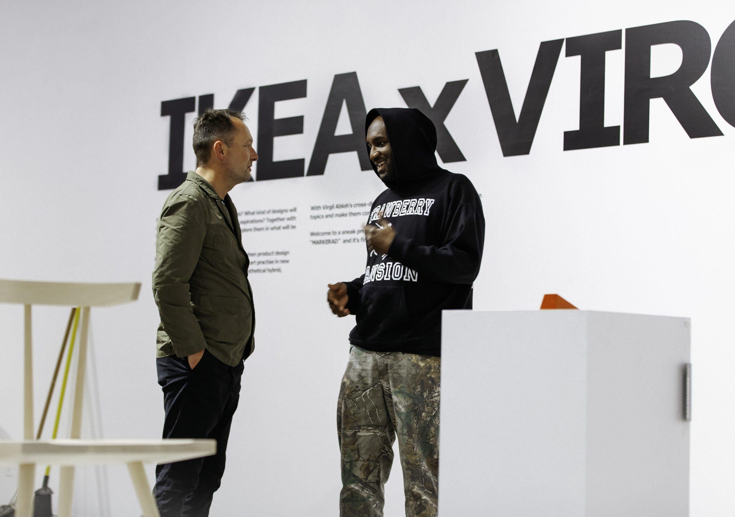 Abloh and Most collaborated on the collection, set to be released in 2019 (IKEA)