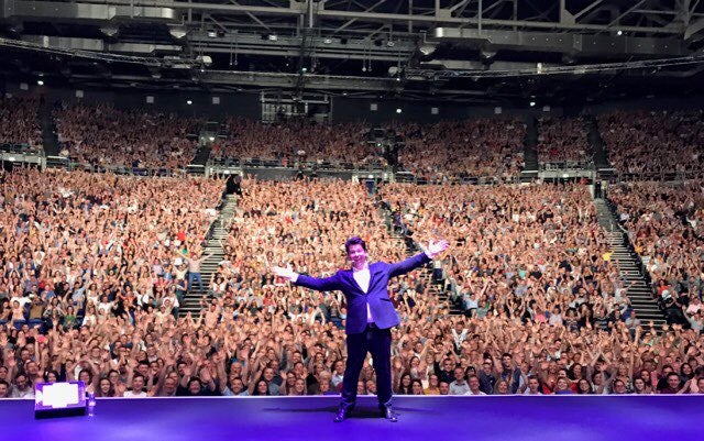 Michael McIntyre said it was "touch and go" whether he would be able to perform