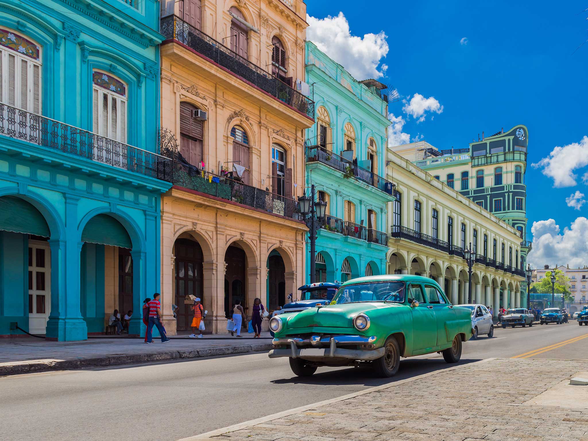 Vintage cars are a staple of historic Havana