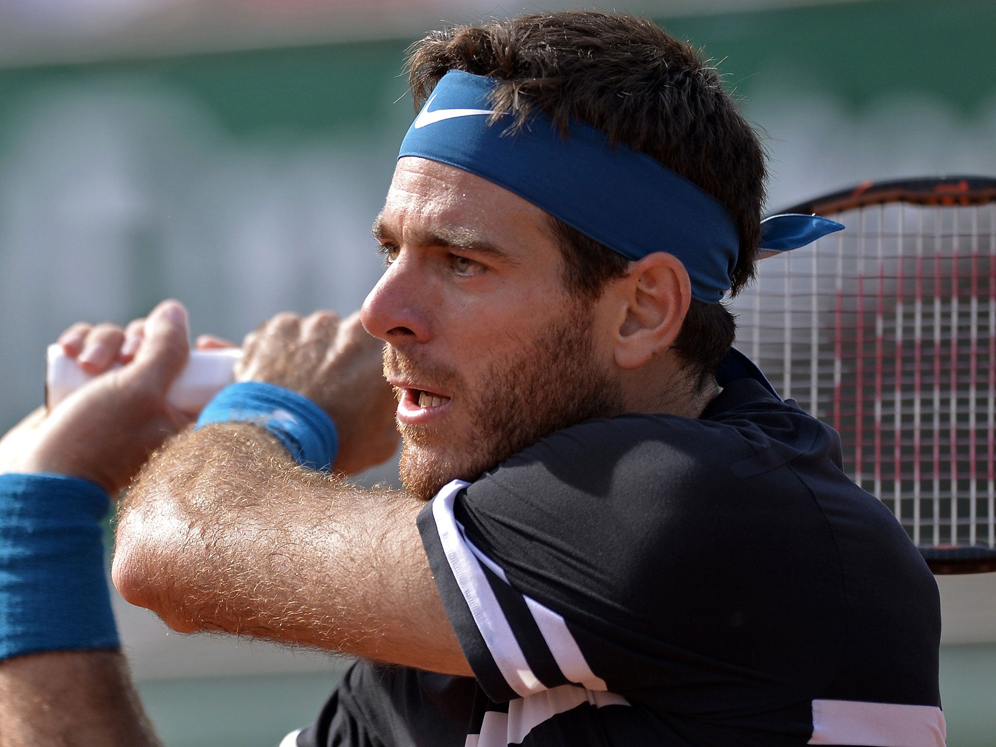 Del Potro had the crowd’s backing but was unable to deliver