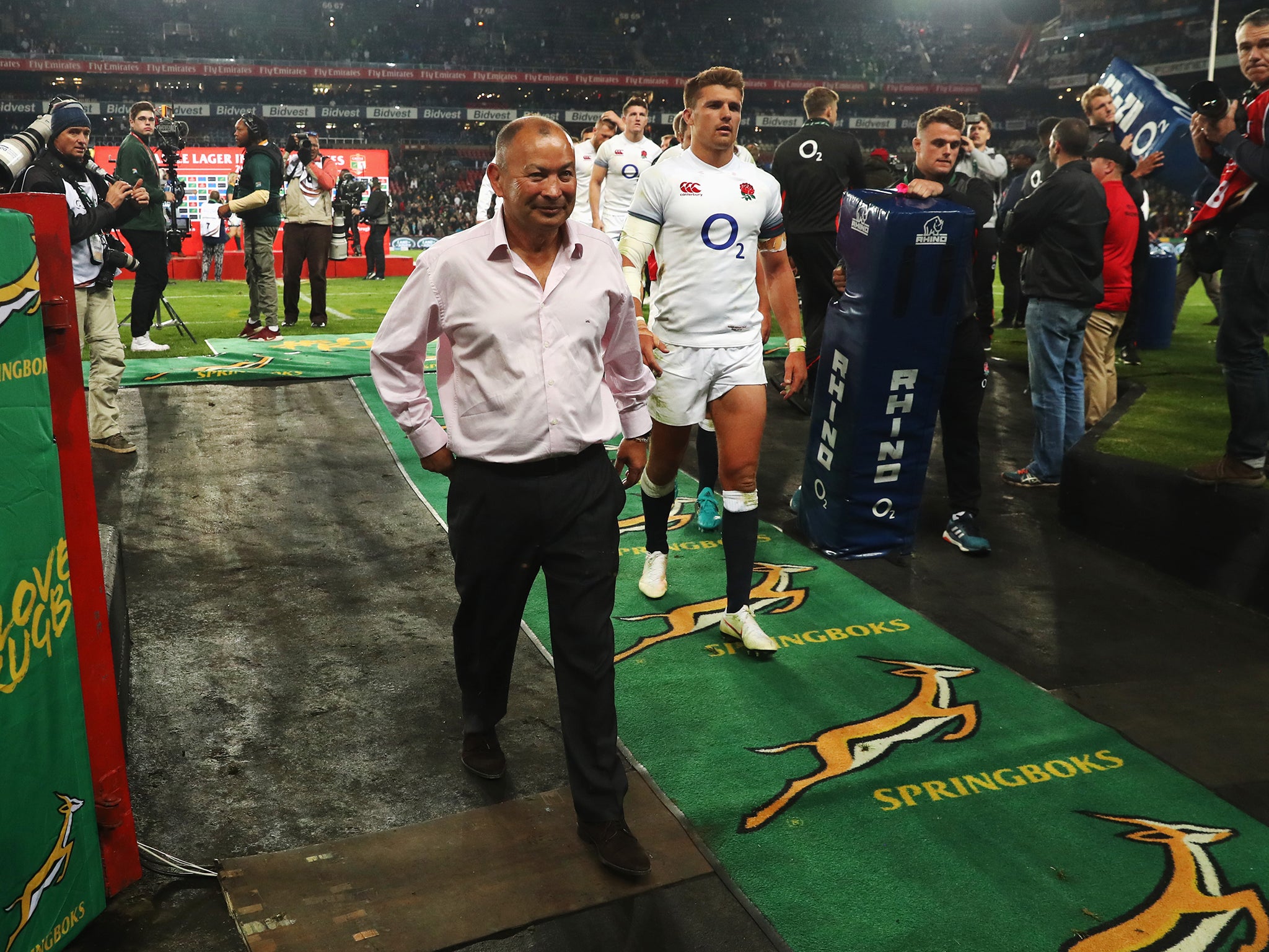 Eddie Jones was keen to play down the incident