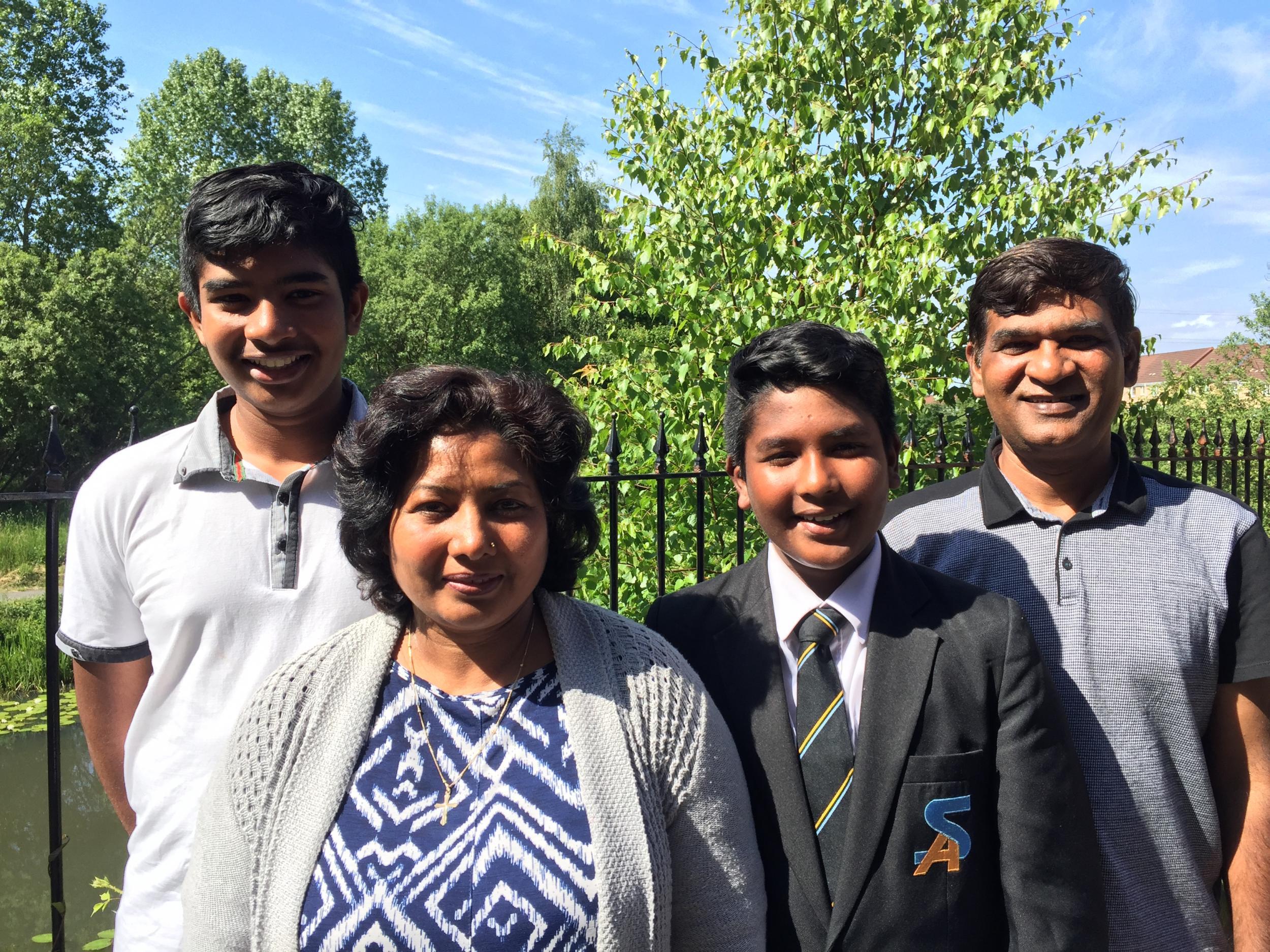 The Bakhsh family fear they face death if forced to return to Pakistan. Cameron Brooks