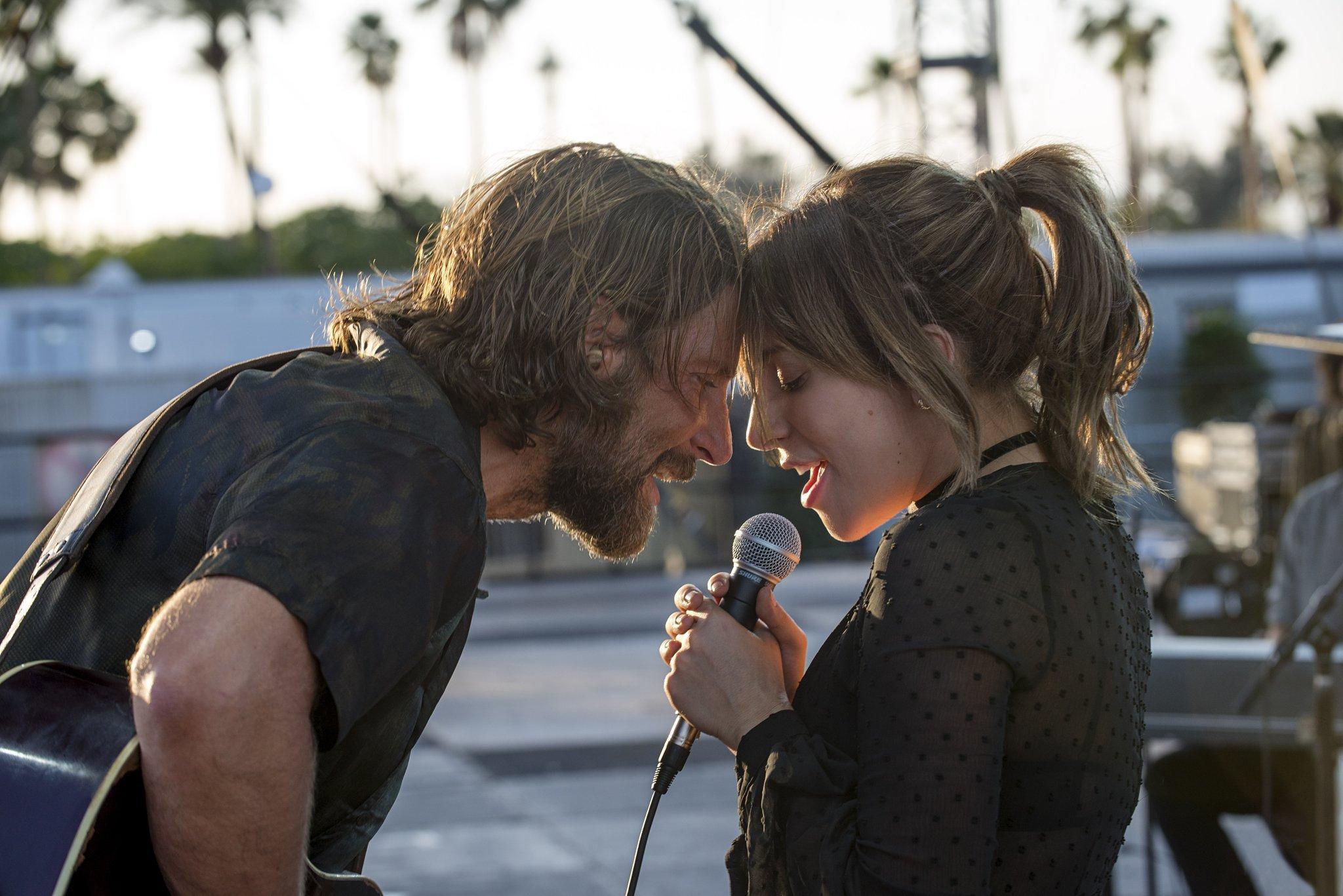 Bradley Cooper and Lady Gaga in 'A Star Is Born'