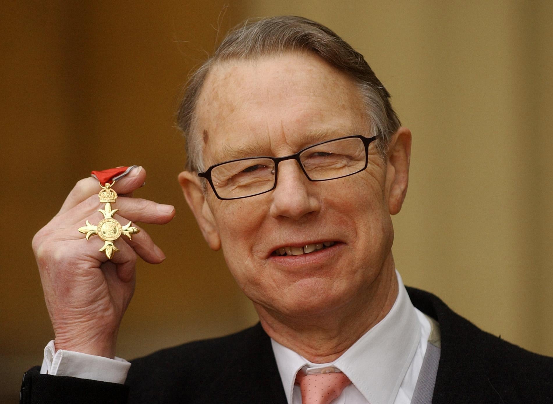 Paul Lamplugh after receiving an OBE at Buckingham Palace in 2005