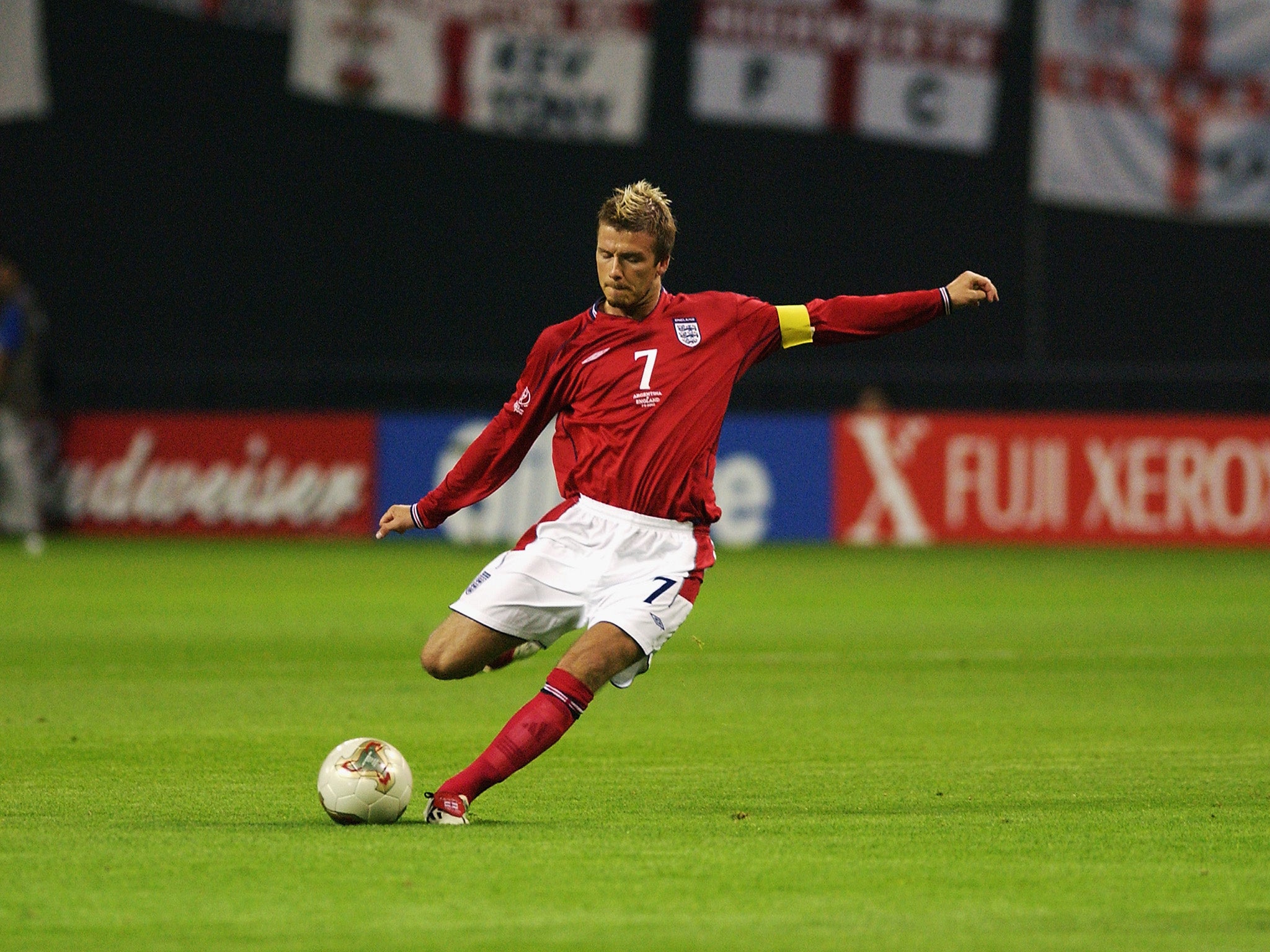 David Beckham was a popular choice for our writers’ best player