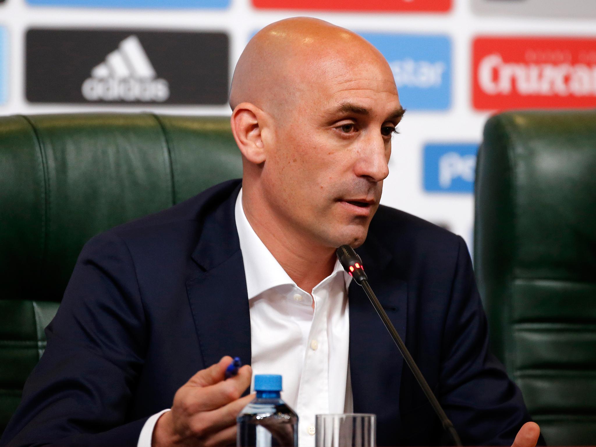 Luis Rubiales sacked Spain coach Julen Lopetegui on Wednesday