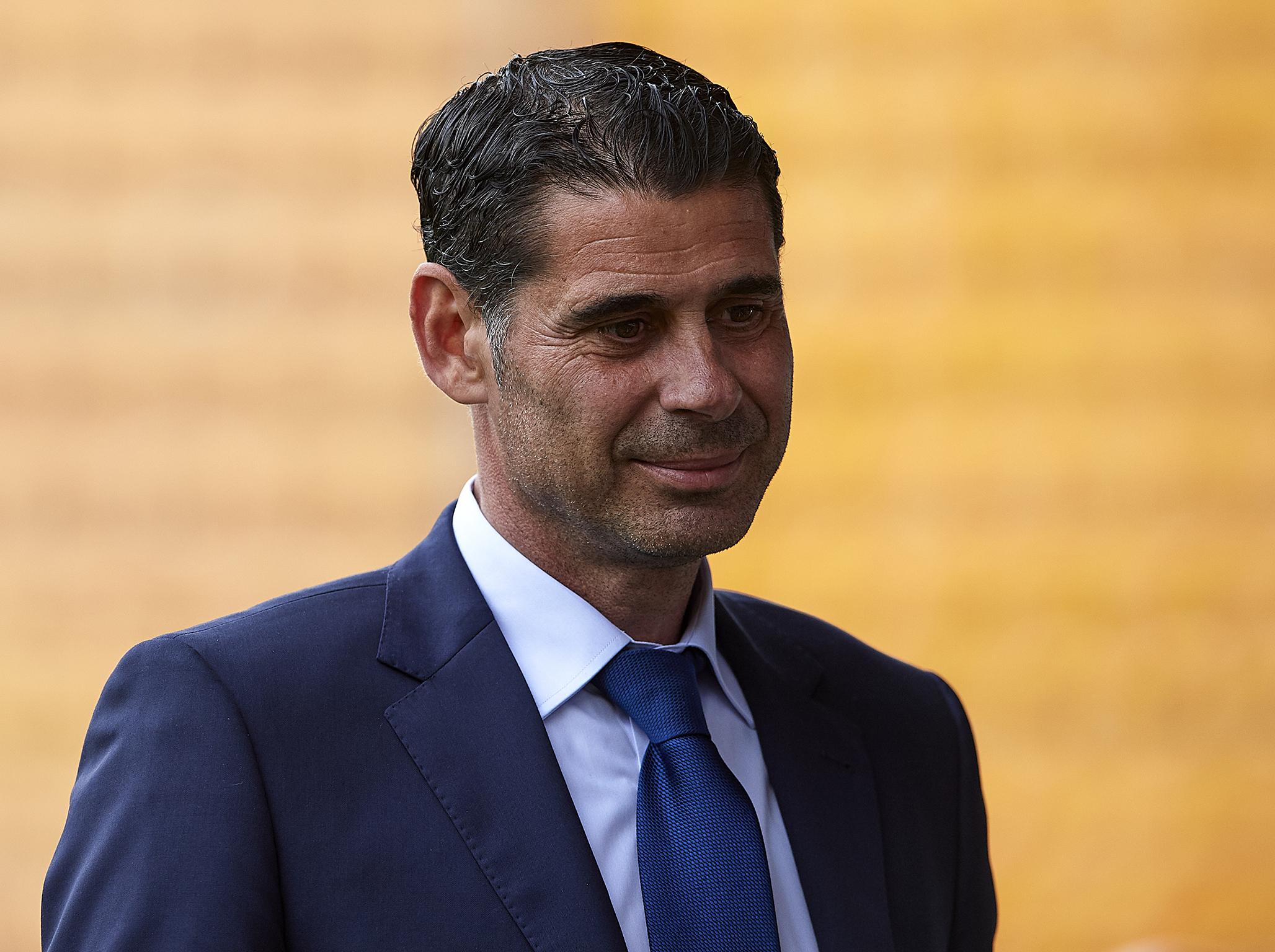 Fernando Hierro was sporting director at the Spanish FA