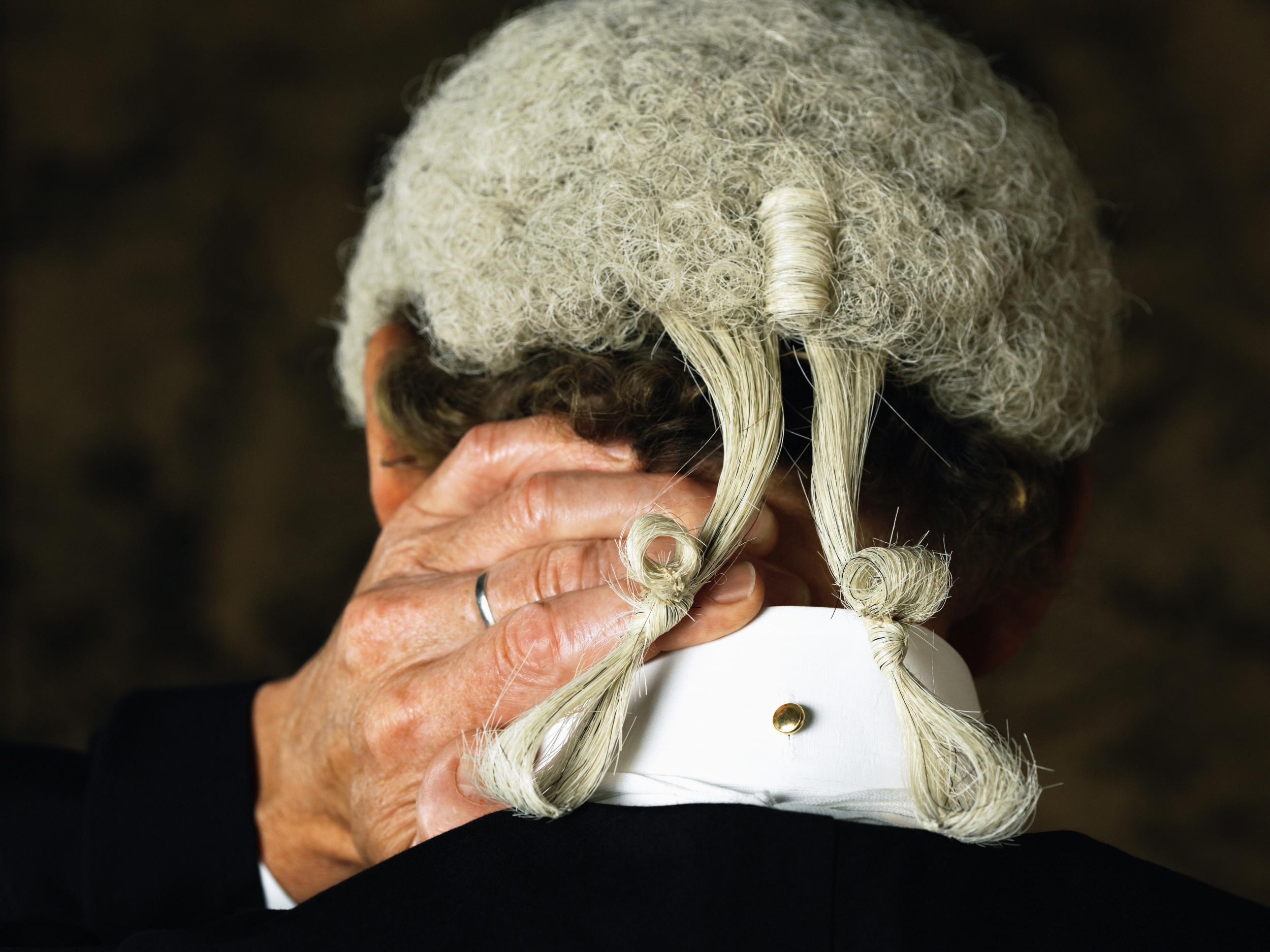 Judge's wigs are traditionally made from horse hair