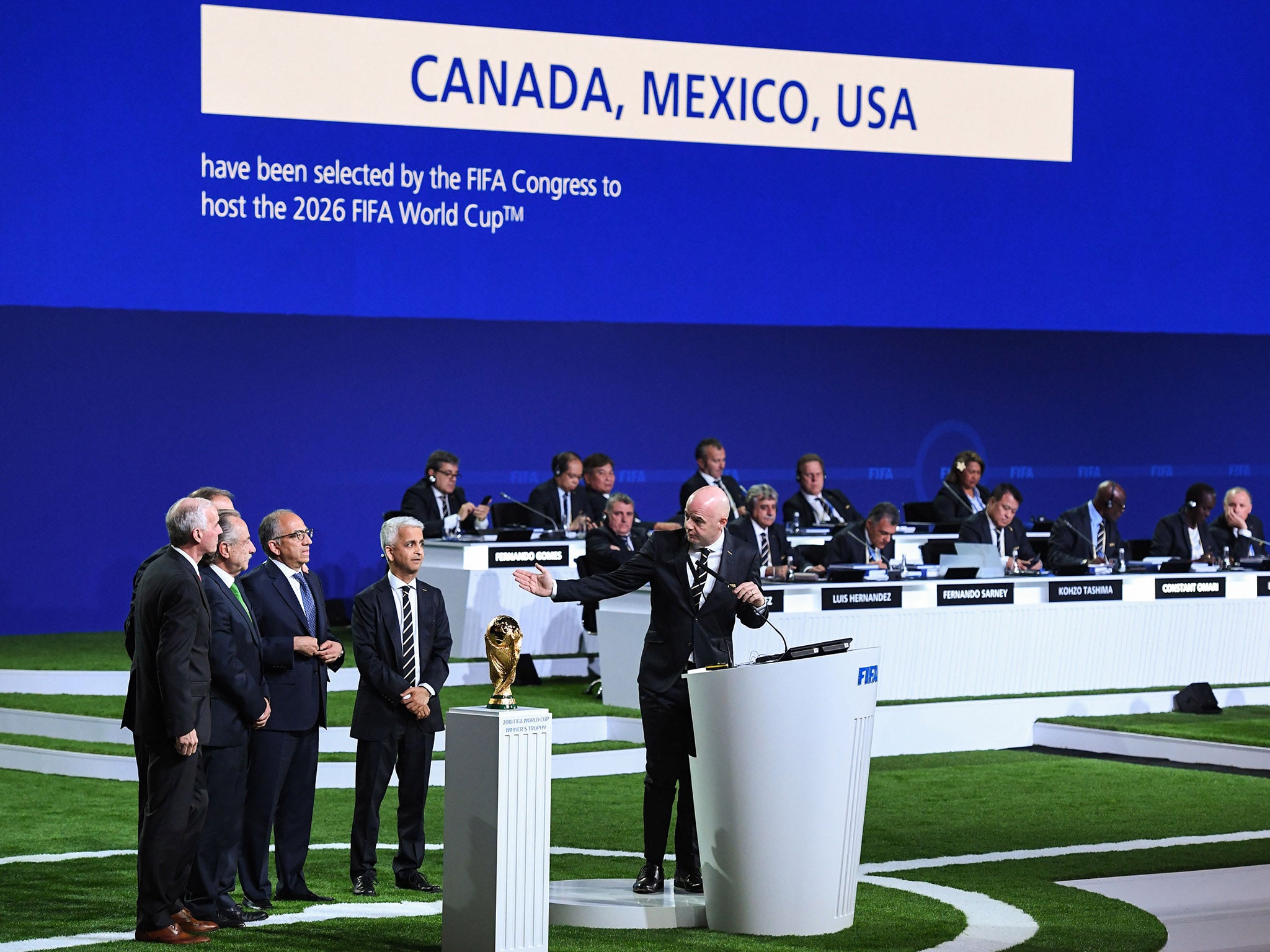 The United 2026 bid was awarded the World Cup