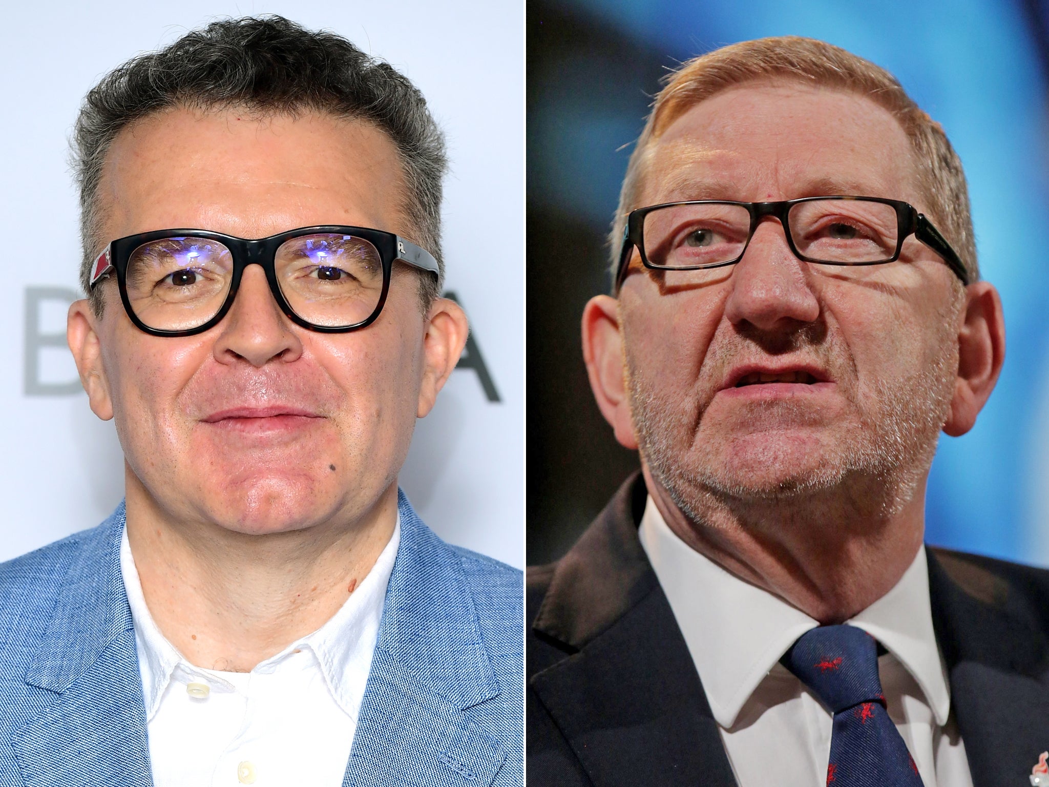 Tom Watson (left) and Len McCluskey were once flatmates