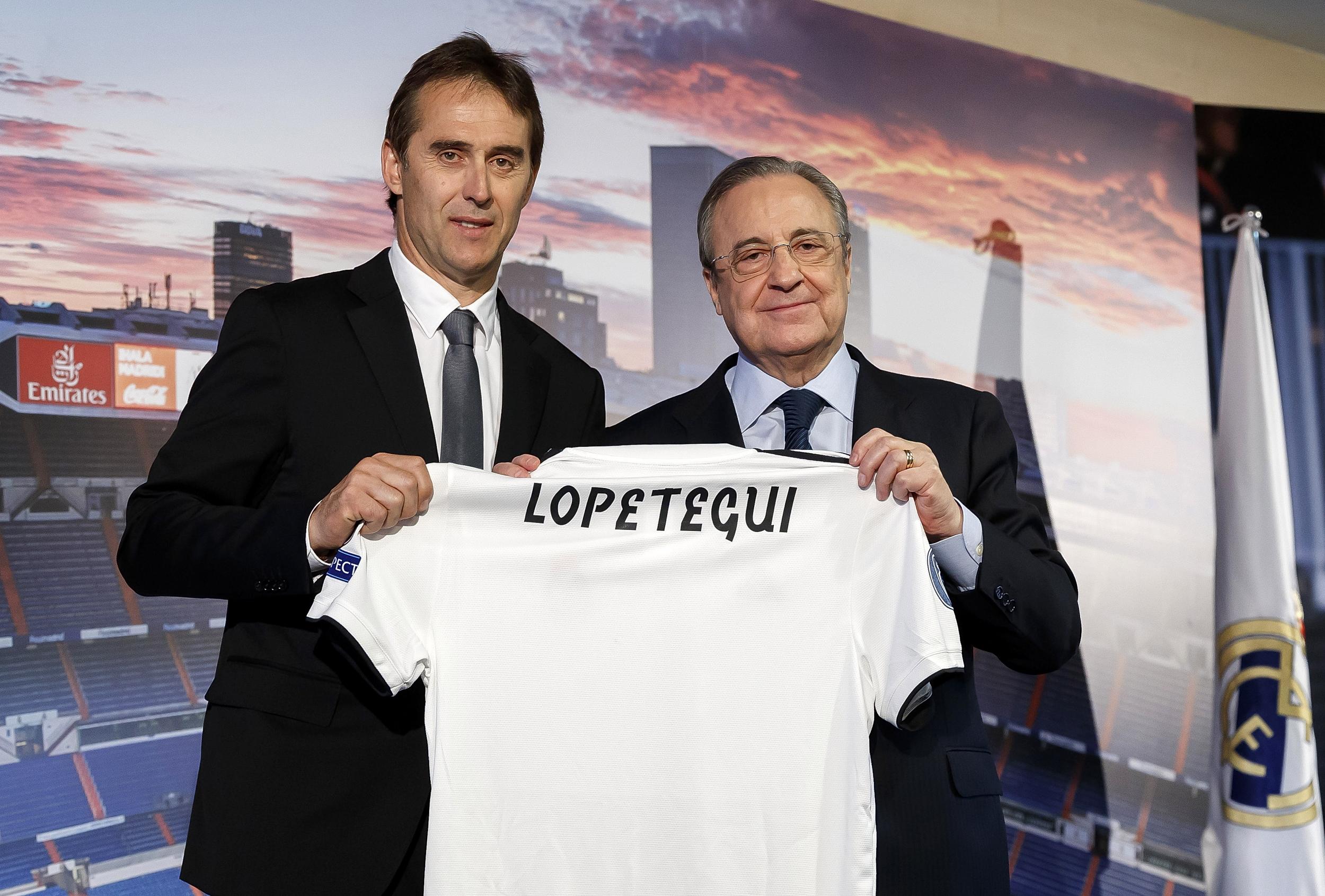 Julen Lopetegui was confirmed as Real Madrid's new manager