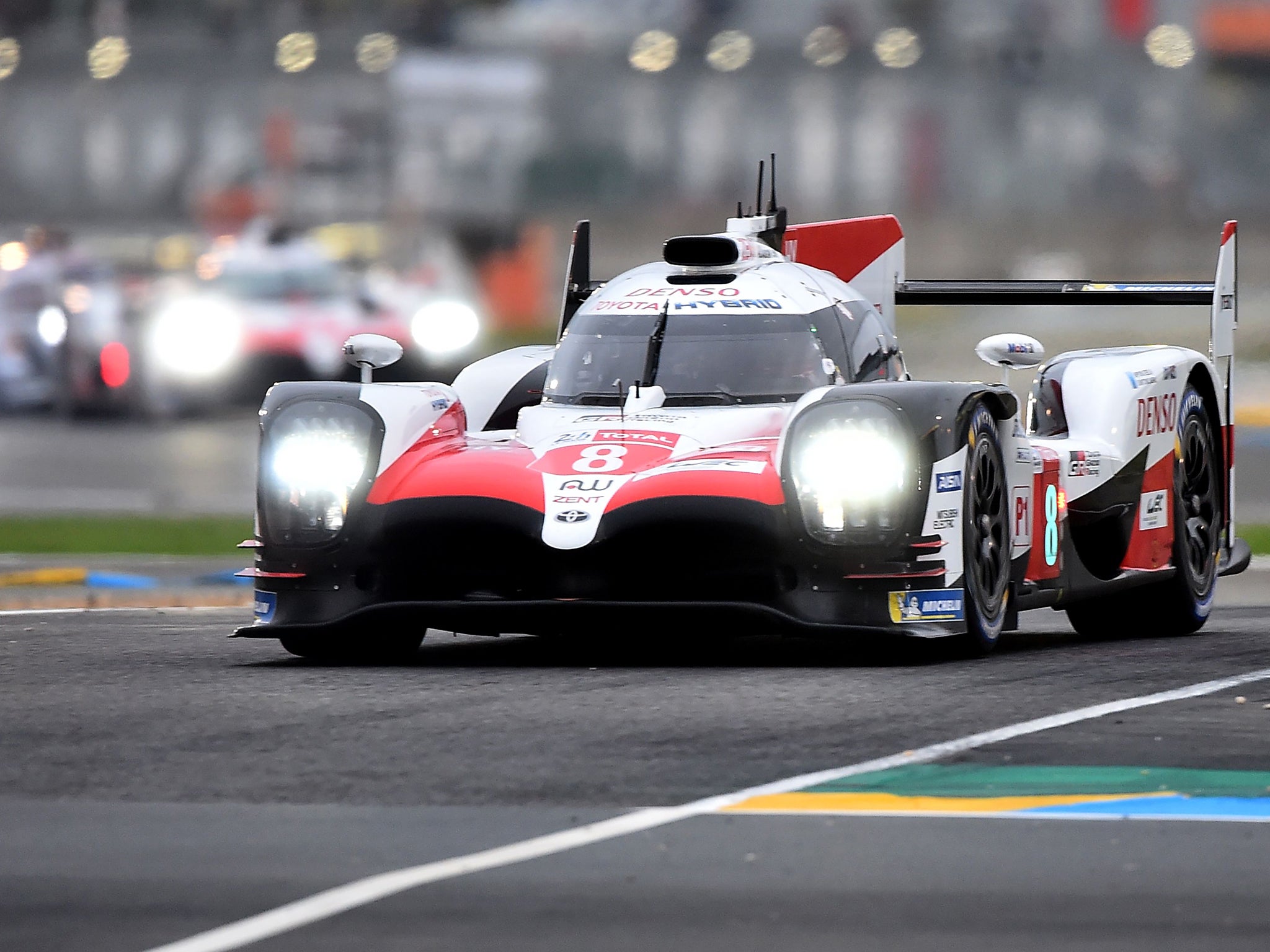 Kazuki Nakajima put the No 8 Toyota on pole for the Le Mans 24 Hours