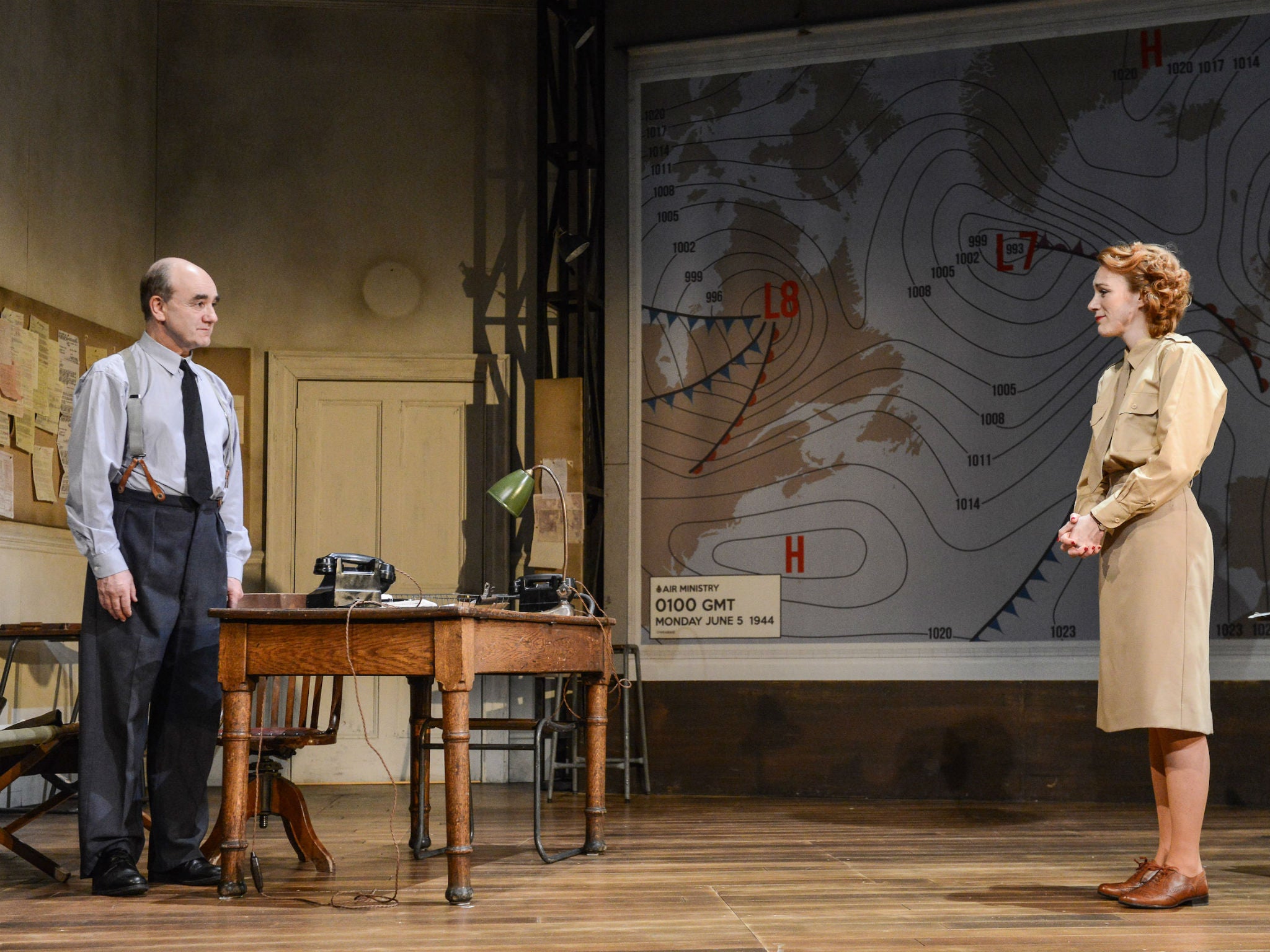 David Haig and Laura Rogers in 'Pressure'