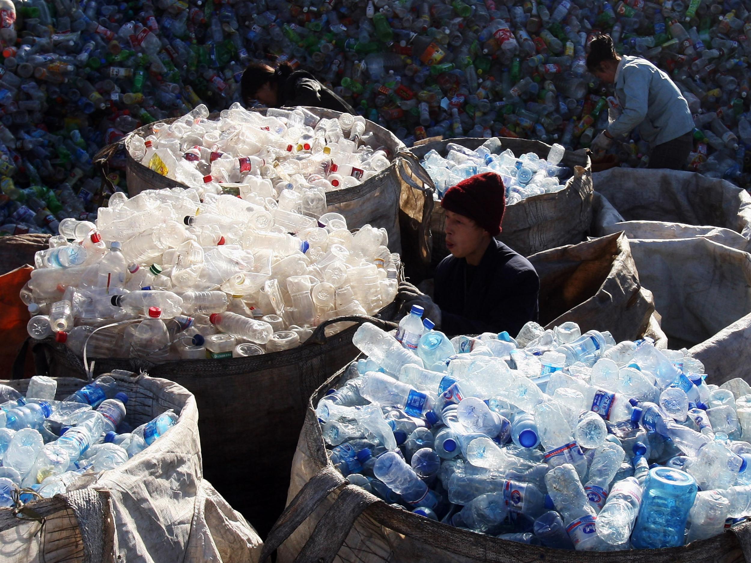 Until recently China has taken the bulk of the UK's plastic waste, but it has now imposed restrictions on imports of 'foreign garbage'