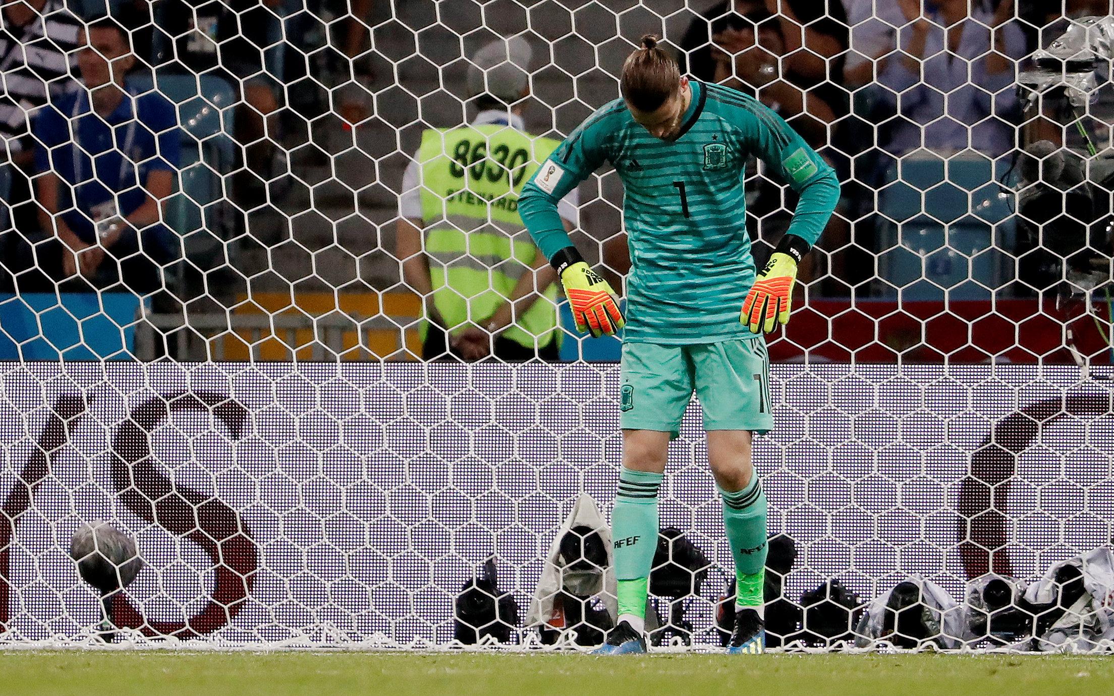 David De Gea made an uncharacteristic error (Reuters)