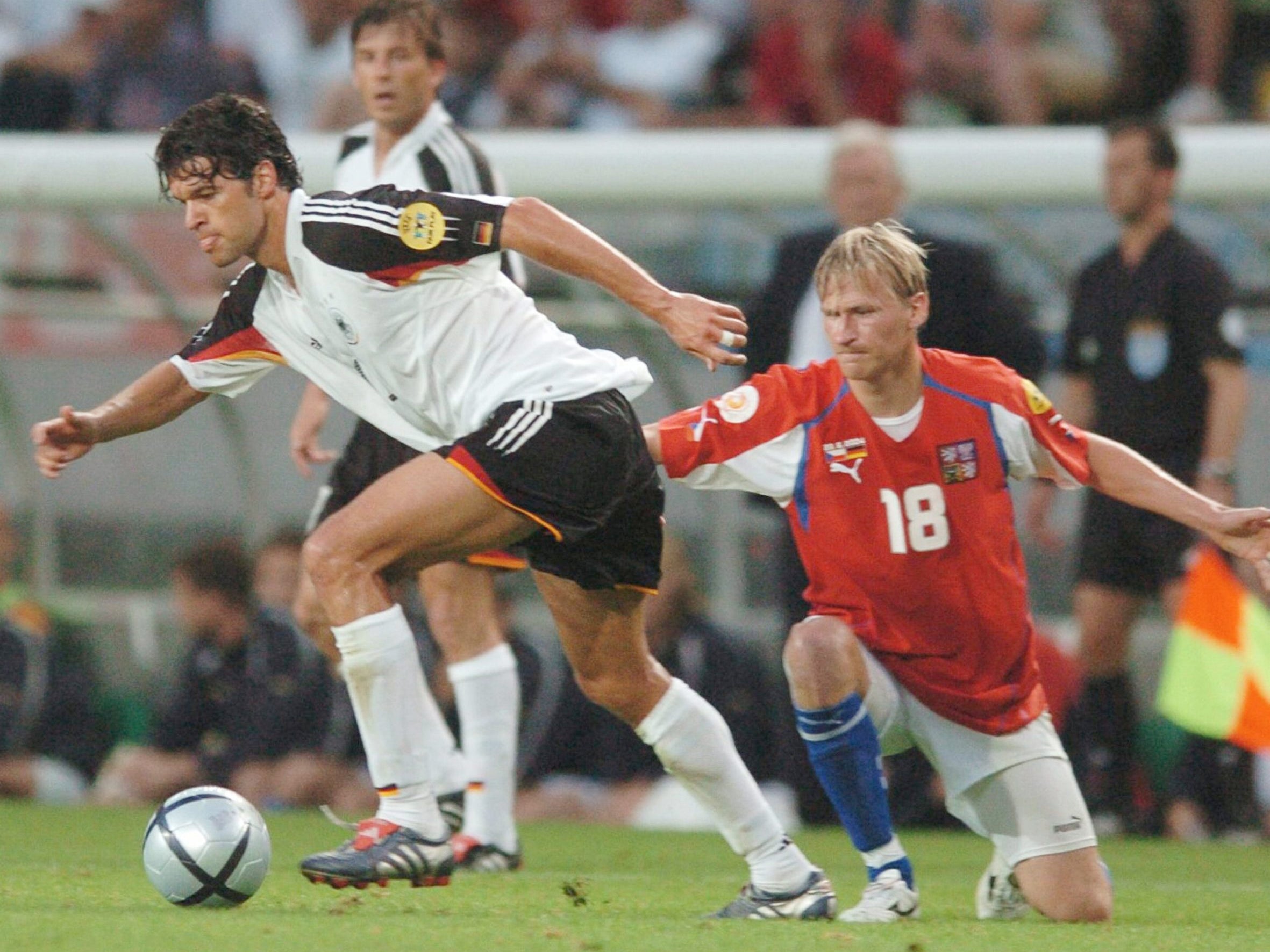 Germany failed to qualify from their 2004 European Championship group