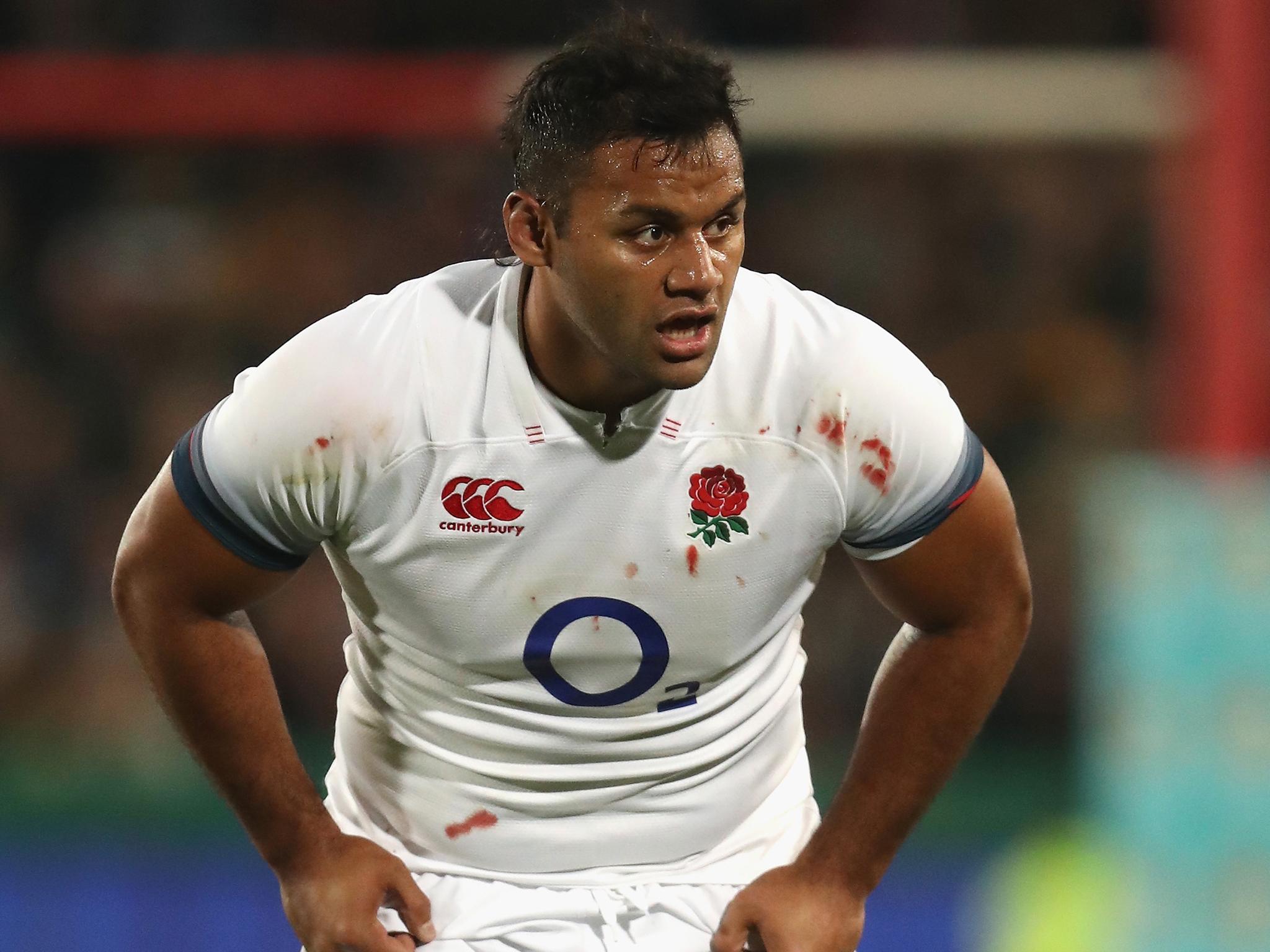 Vunipla re-fractured his arm on England's tour of South Africa