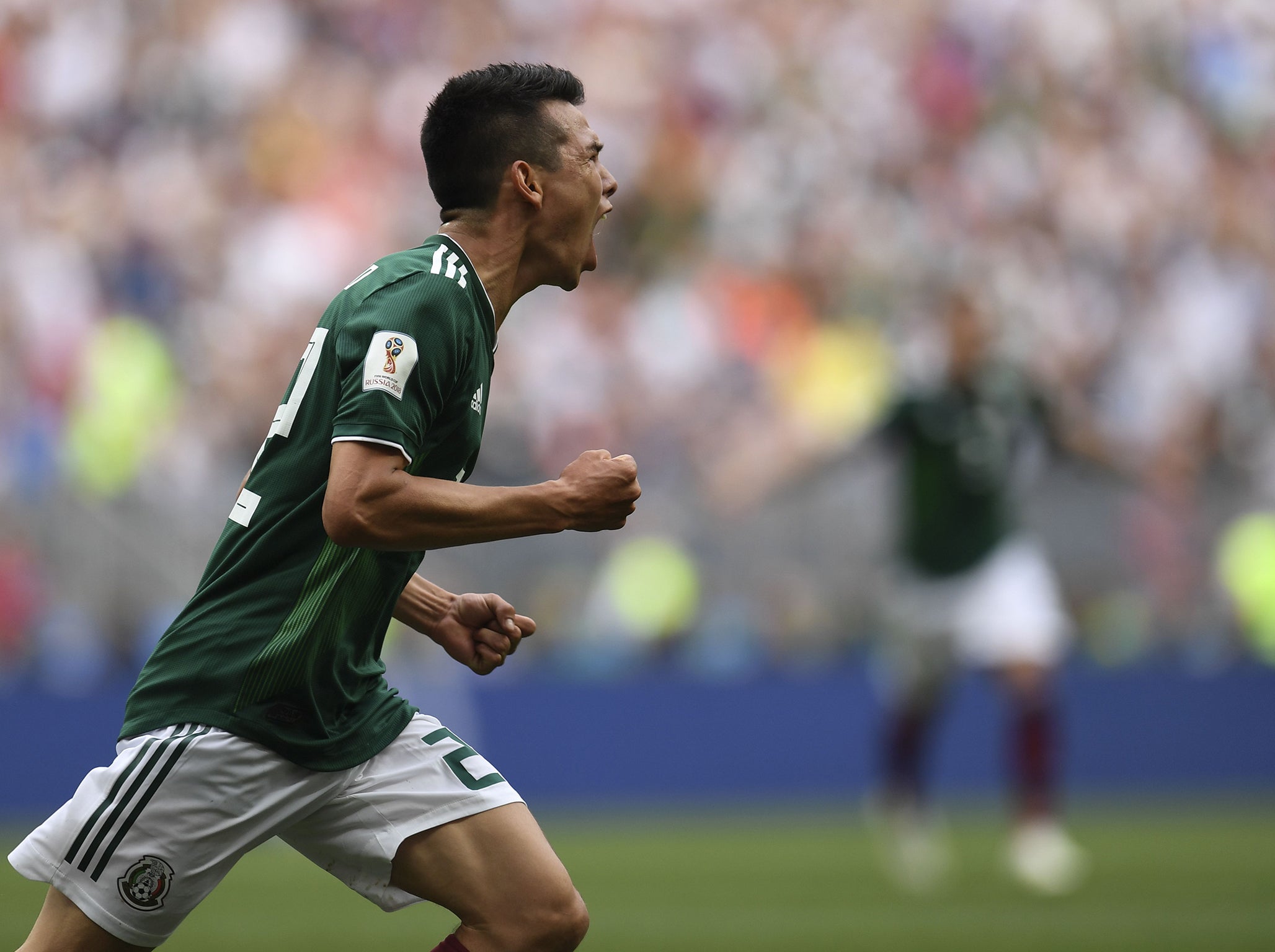 Lozano wheels away in delight