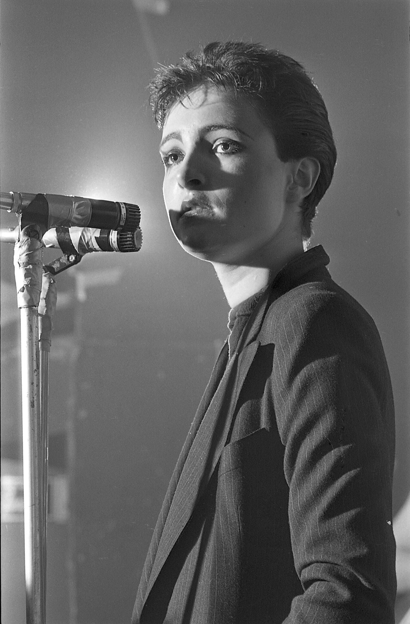 Siouxsie Sioux at her first-ever gig at The 100 Club in London, 1976