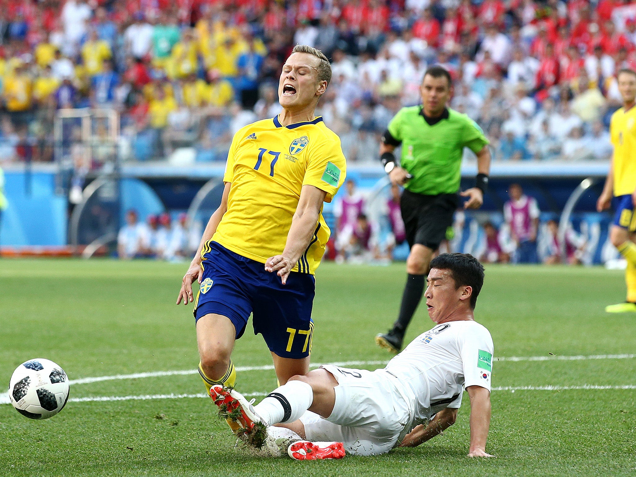 Sweden won a penalty after a VAR decision