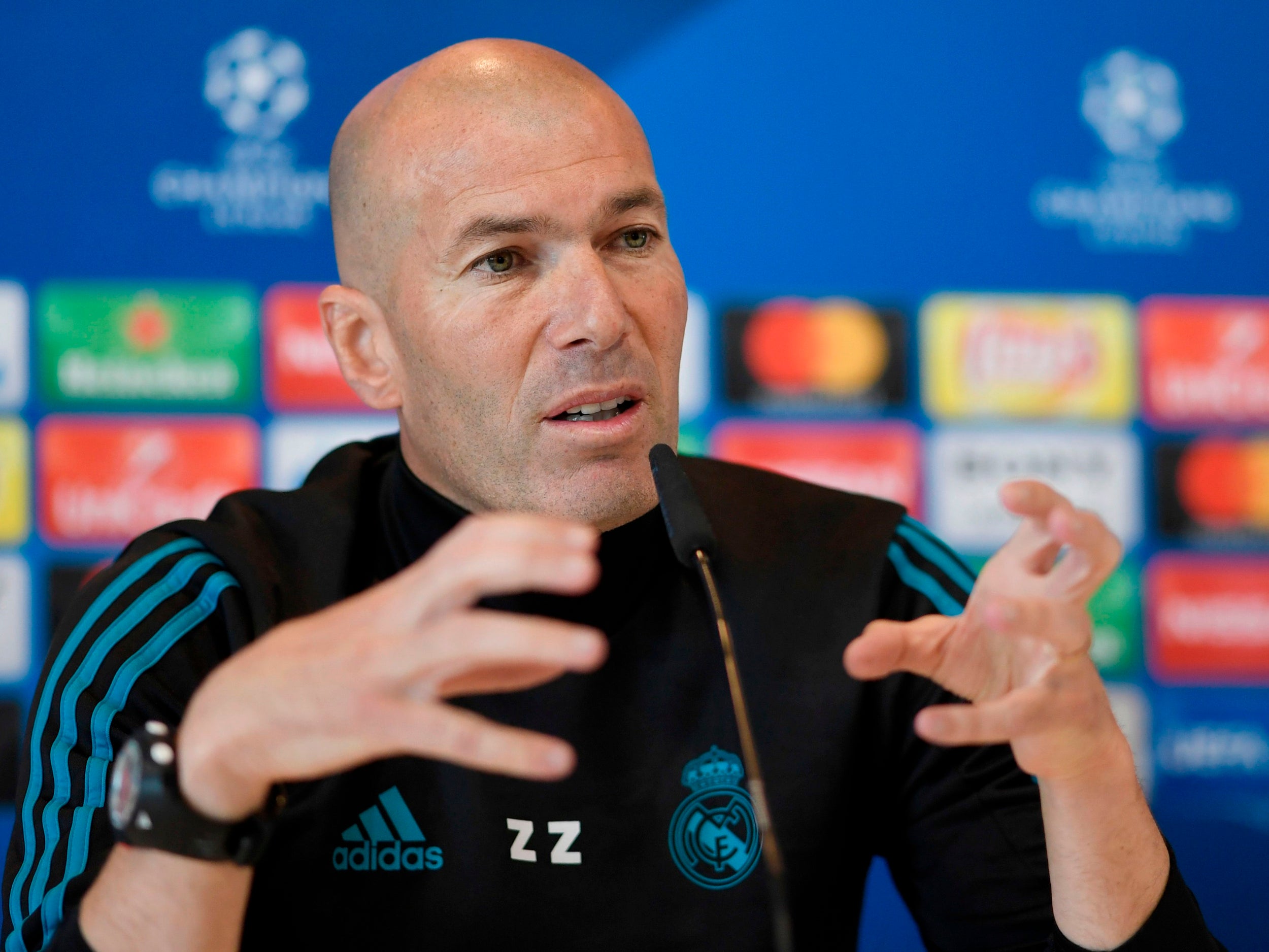 Zidane chose to leave Real at the start of the summer (AFP/Getty)