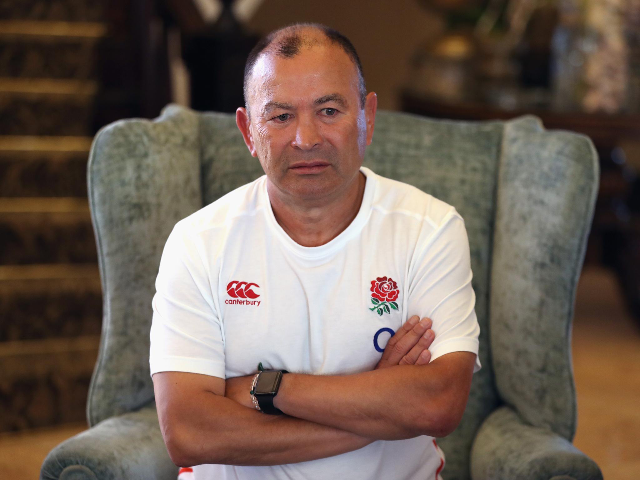 Eddie Jones insisted he has no concerns over his future as England head coach