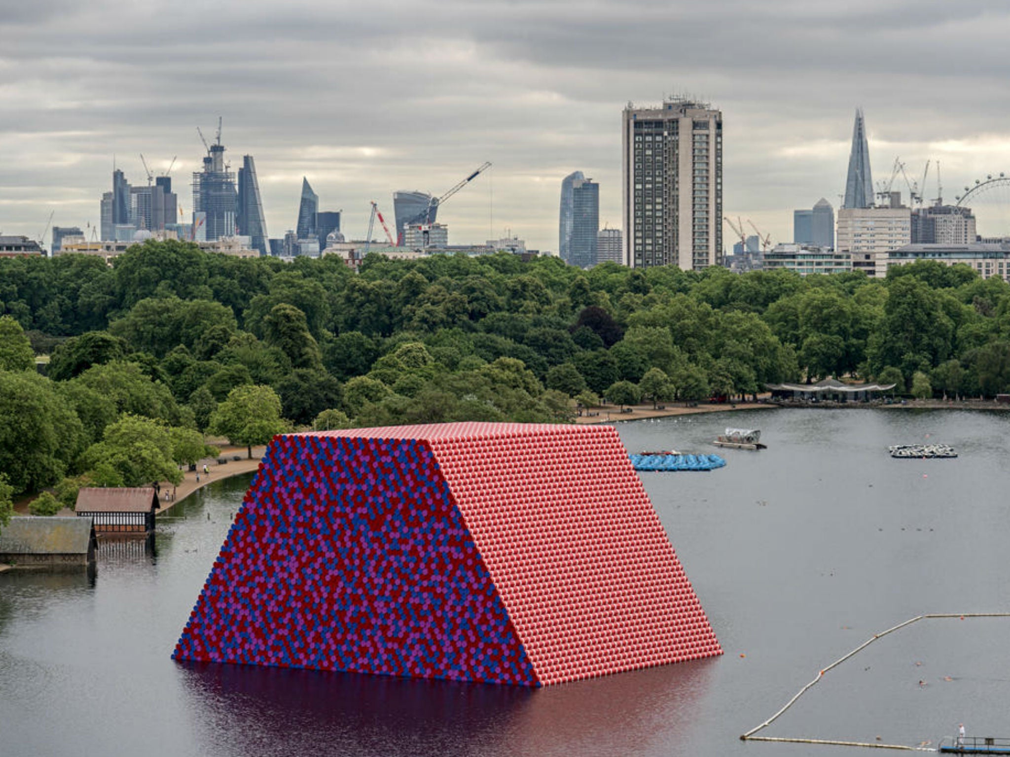 Christo's 'The London Mastaba'