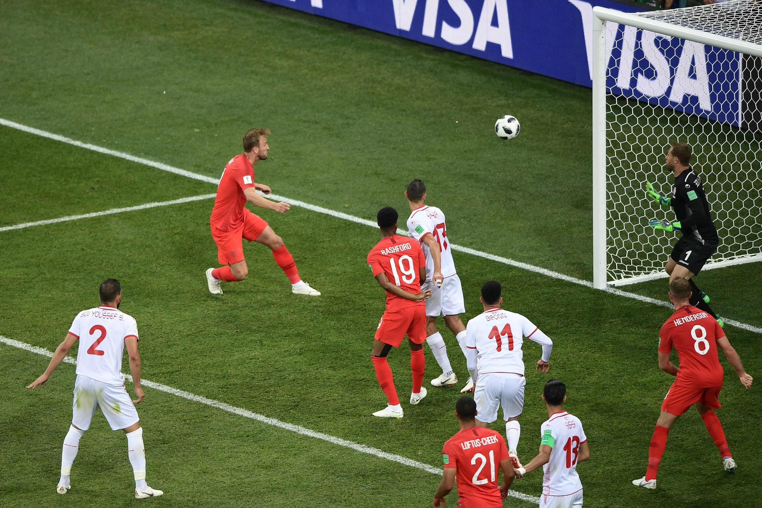 Harry Kane steers in England’s winner in Volgograd