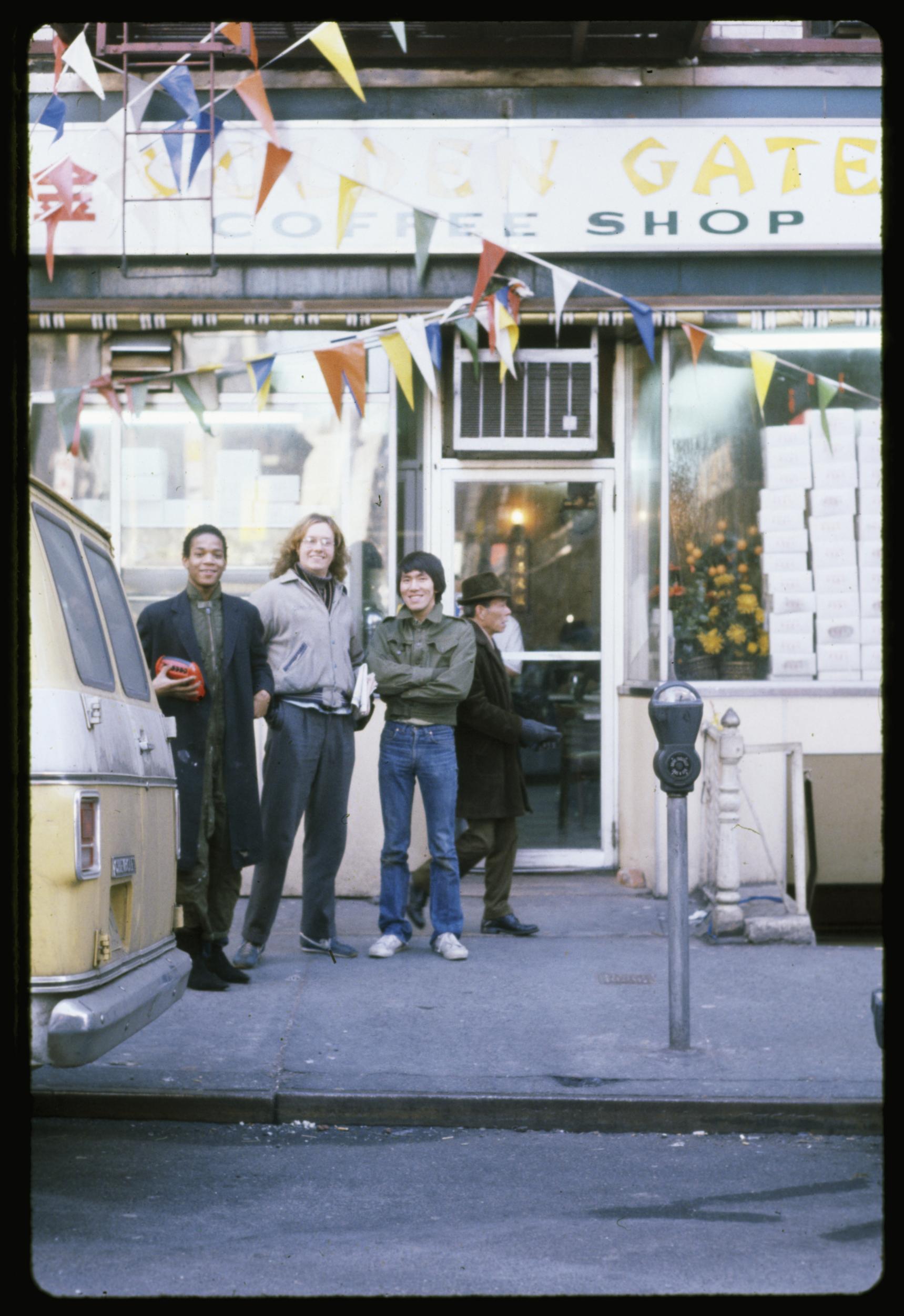 Basquiat and friends at the Golden Gate coffee shop