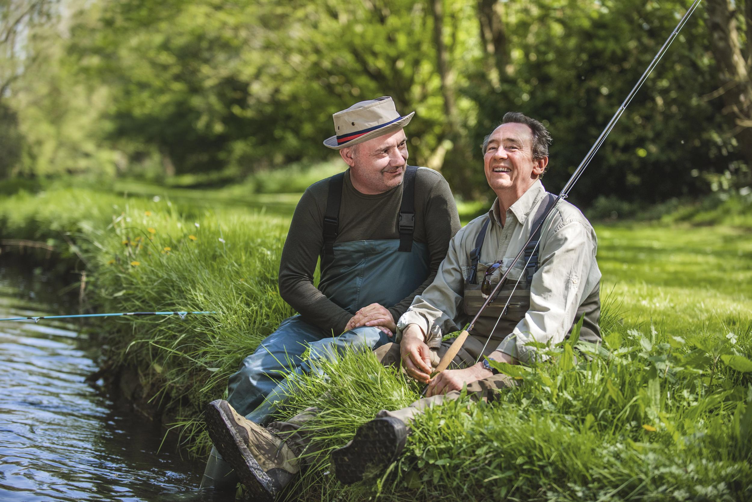 Bank on this: Bob Mortimer and Paul Whitehouse provide a bit of gentle telly