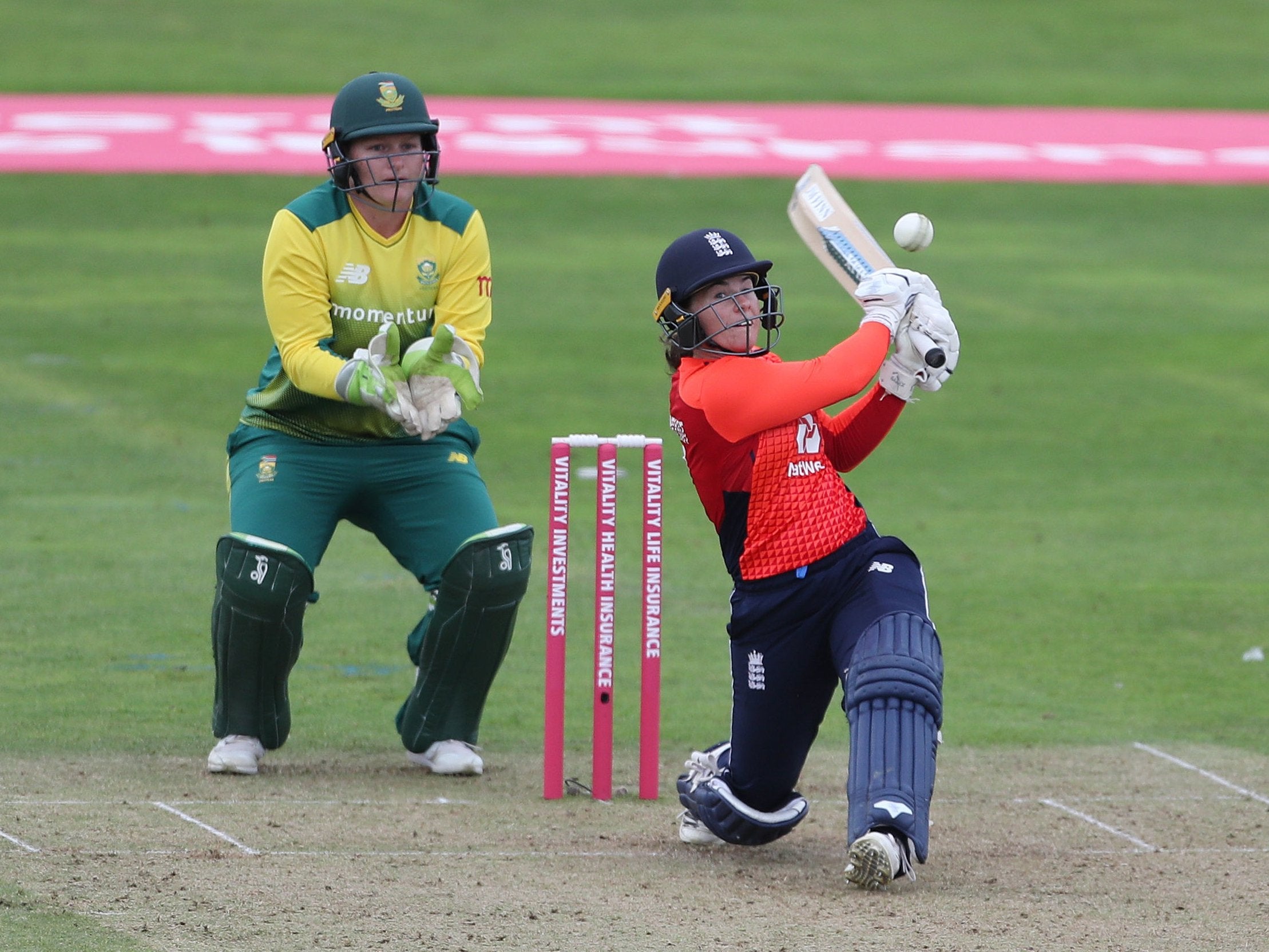 Tammy Beaumont starred in England’s victory