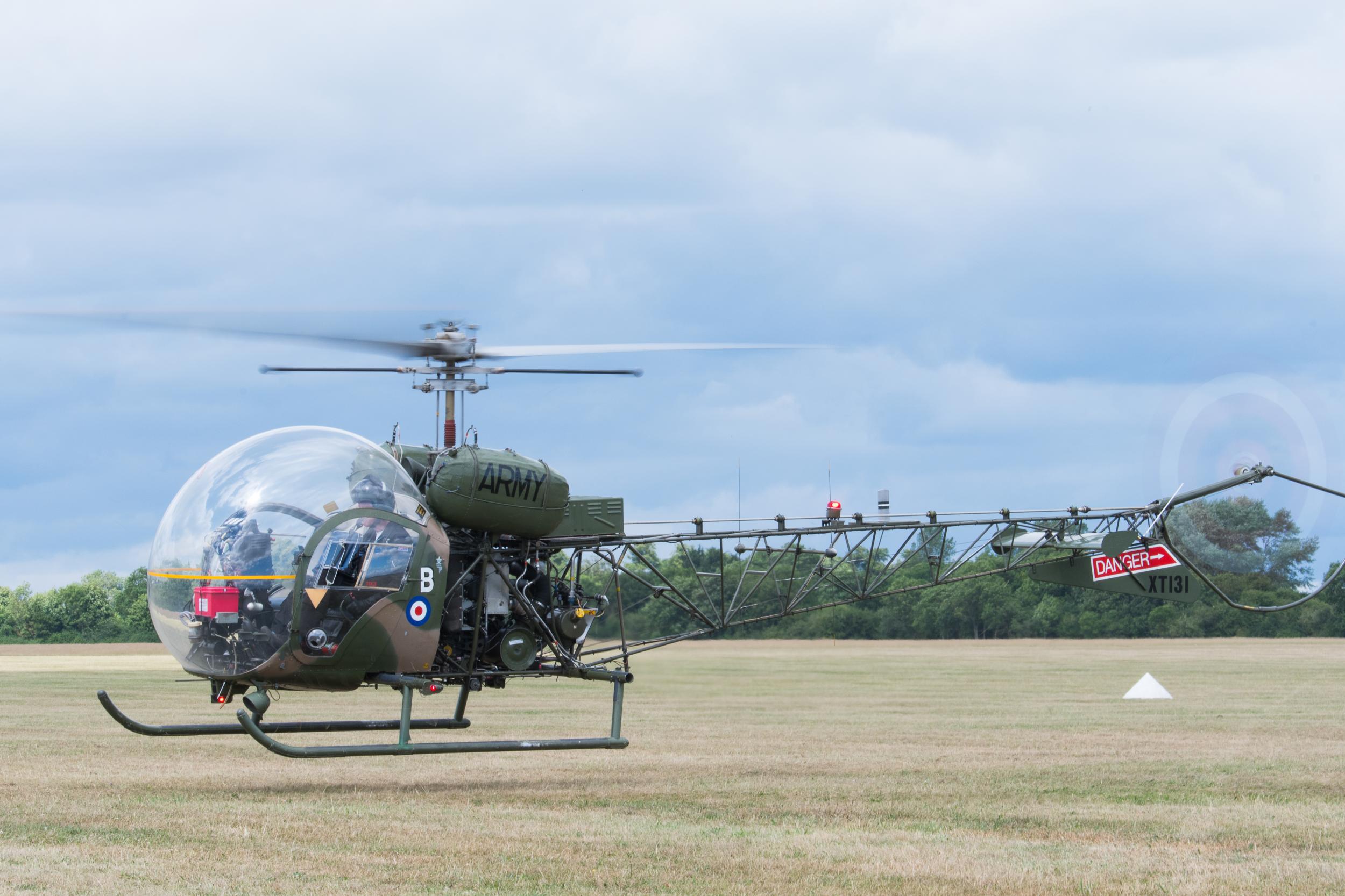 Rotary club: helicopters will also feature at the Bicester Heritage show