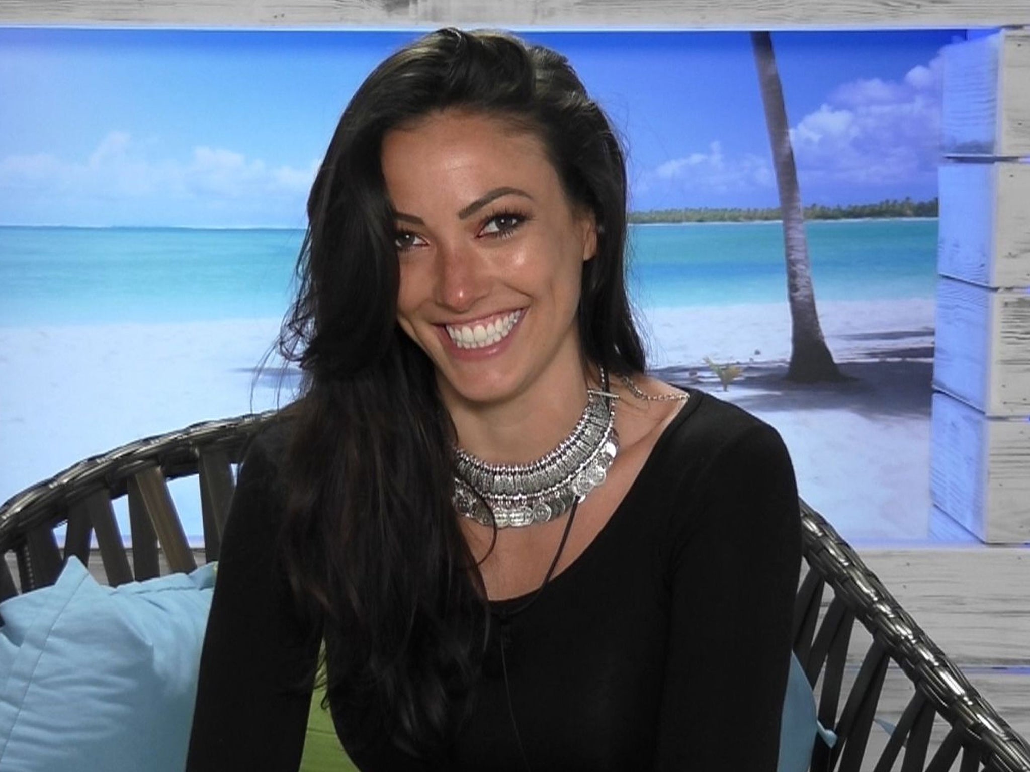 Sophie Gradon during the 2016 series of Love Island