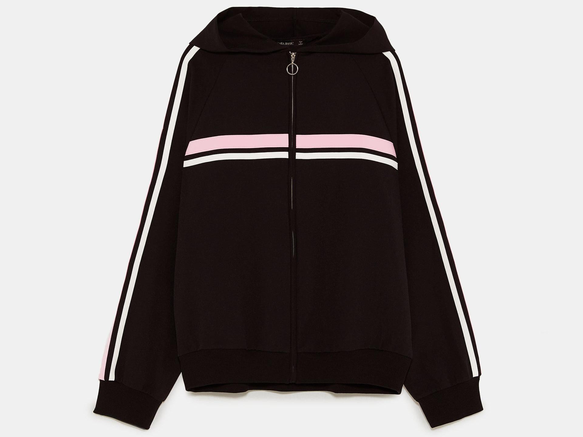 Jogging Bomber Jacket with Stripe Details, £29.99, Zara