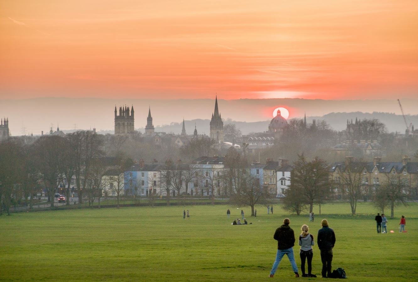 Watch the sun sink over the dreaming spires