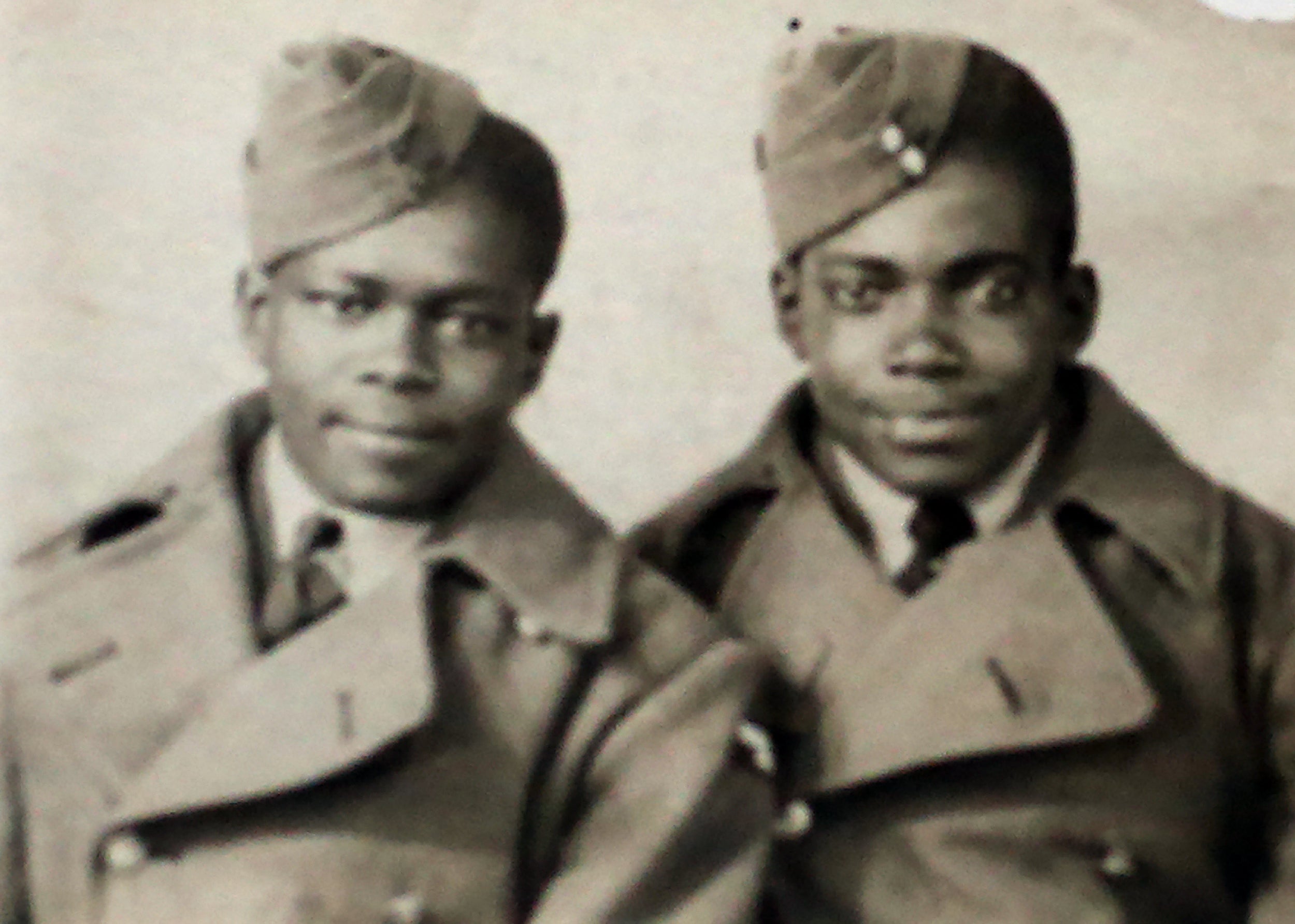 Alford Gardner and his brother Gladstone (R-L) during their earlier years