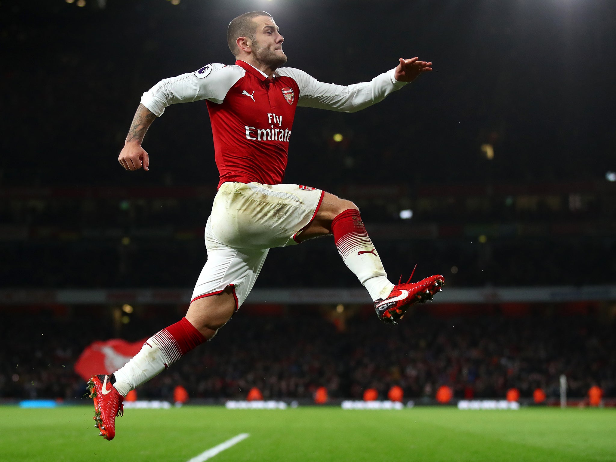 Jack Wilshere left Arsenal in 2018