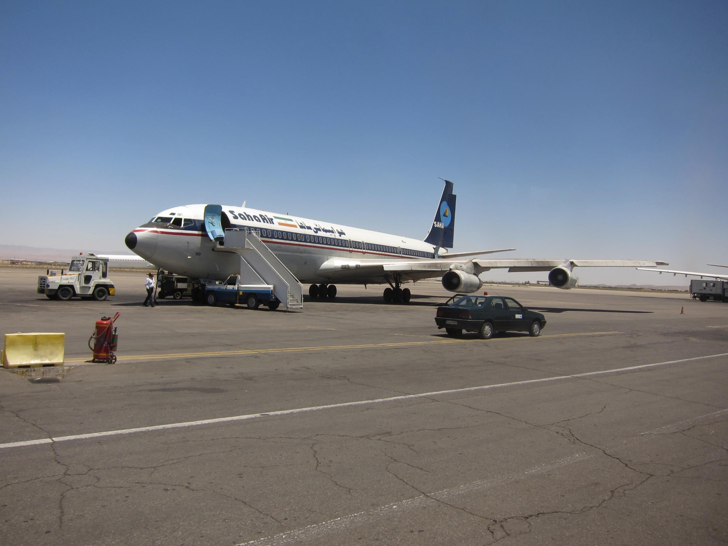 Dream trip: the last scheduled Boeing 707, working for Saha Air in Iran