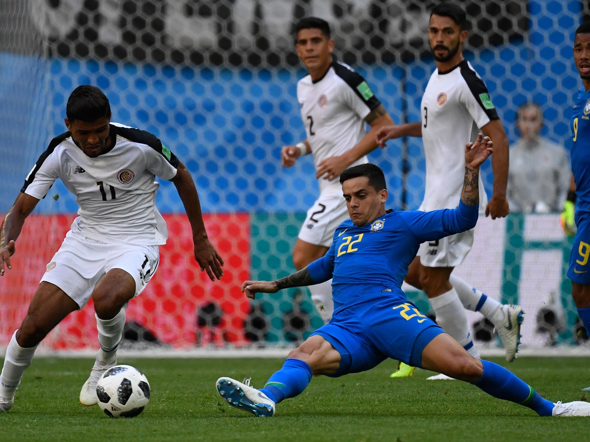 Brazil's third choice right-back was fine in defence but offered little support to Willian and Costa.