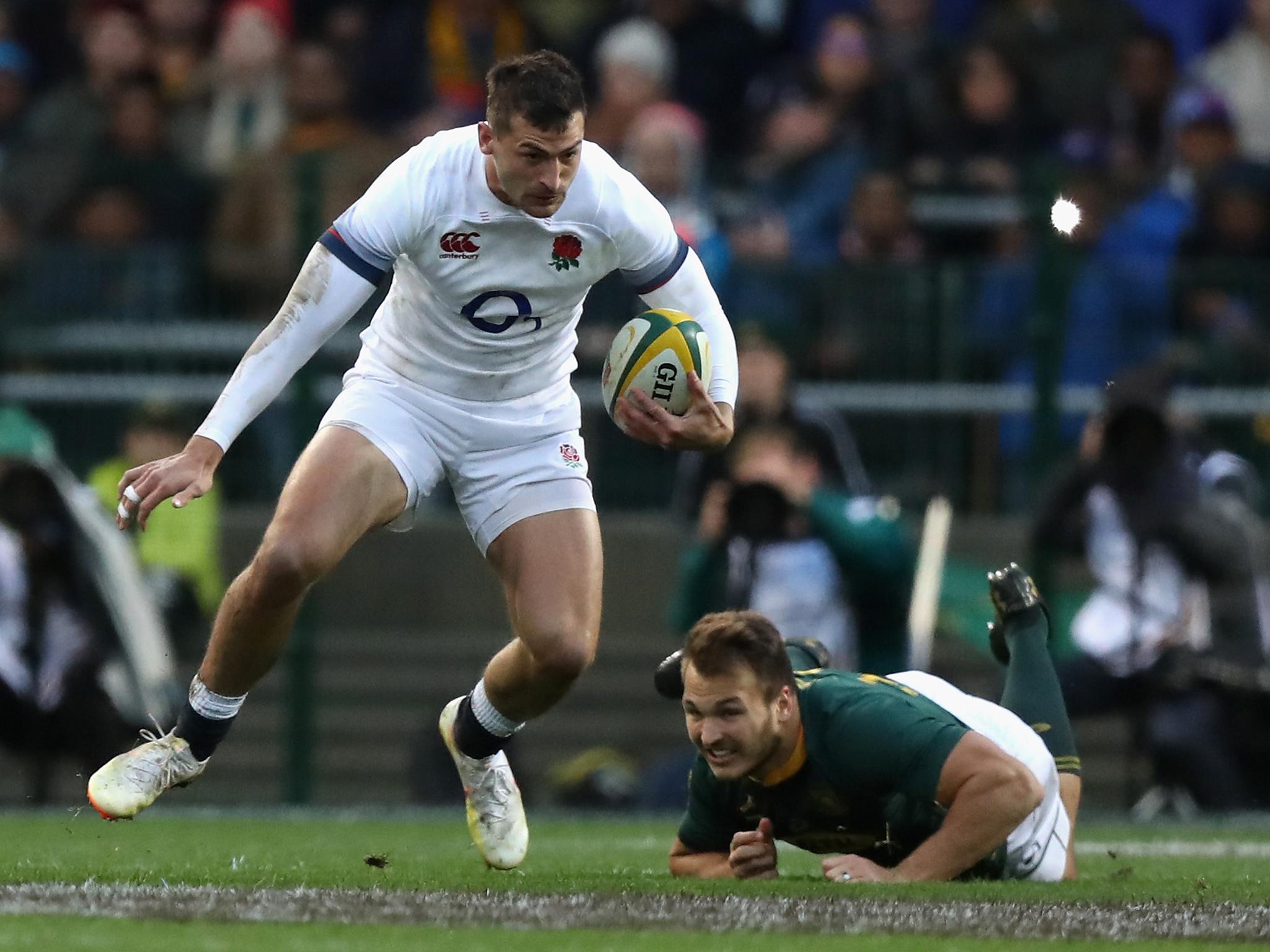 Missed tackle on May early on, but brought good line speed in defence and triggered the first-half counter attack.